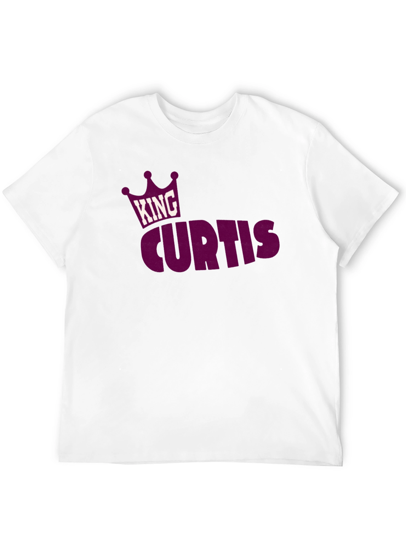 King Curtis T-Shirt - Custom Name Crown Design Tee