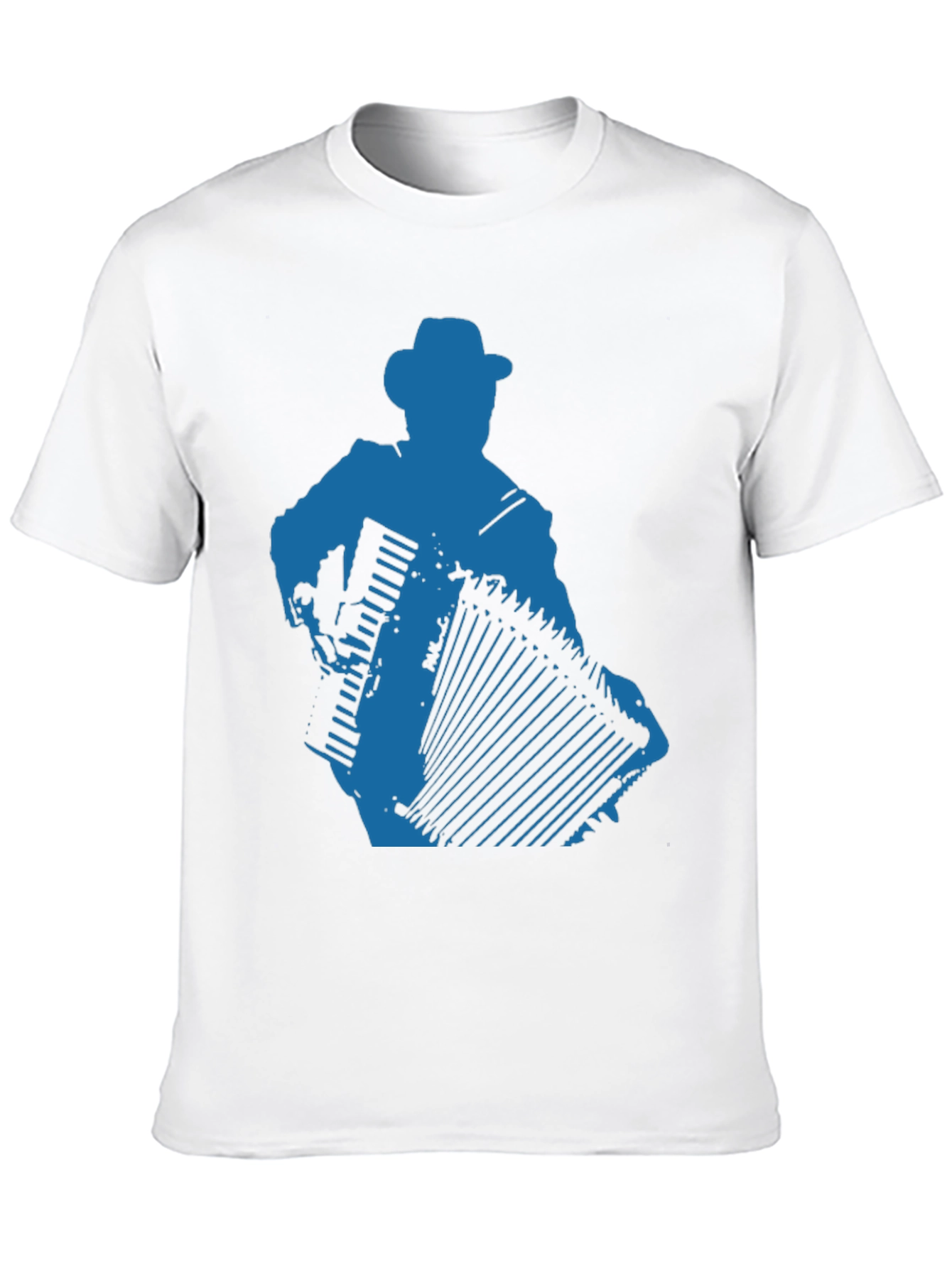 Accordion Player Graphic Tee - Black