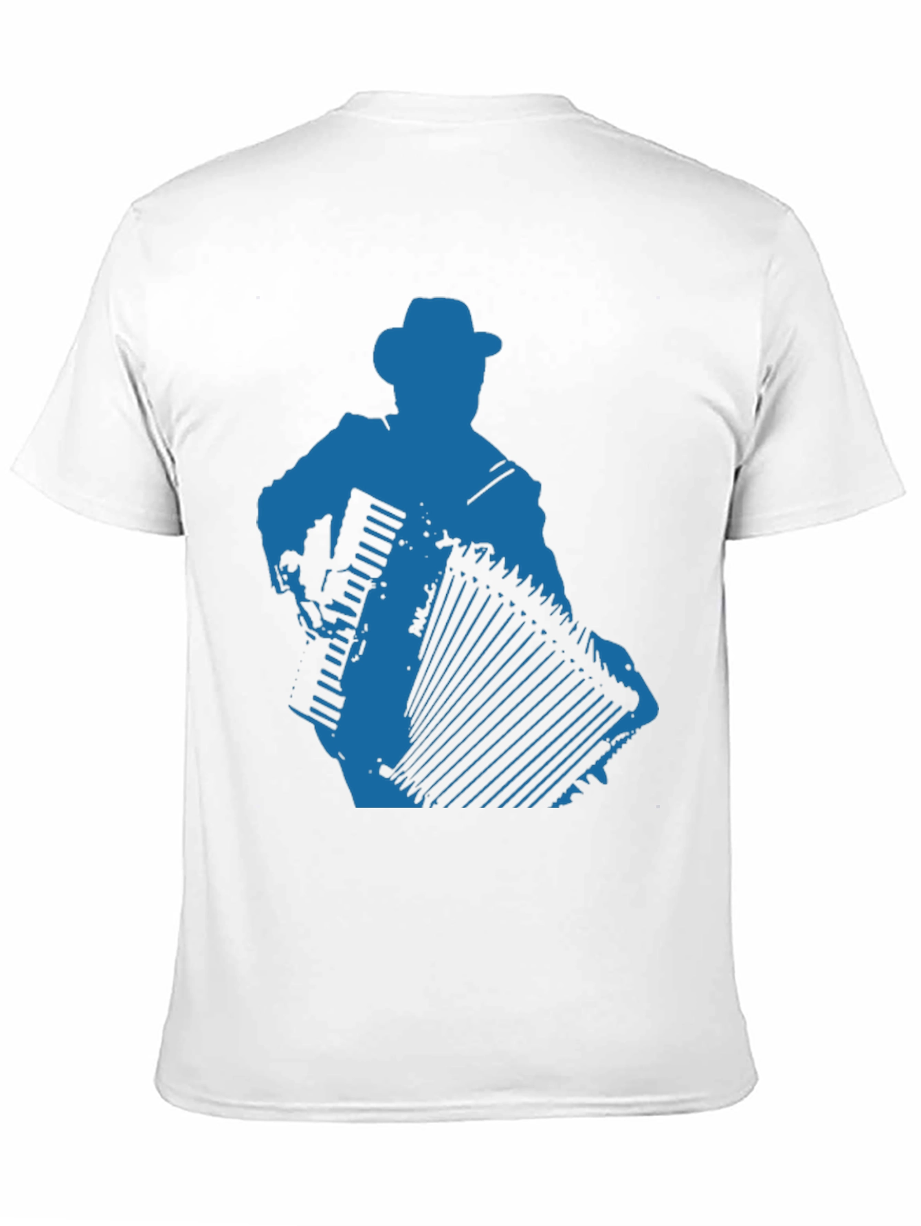 Accordion Player Graphic Tee - Black
