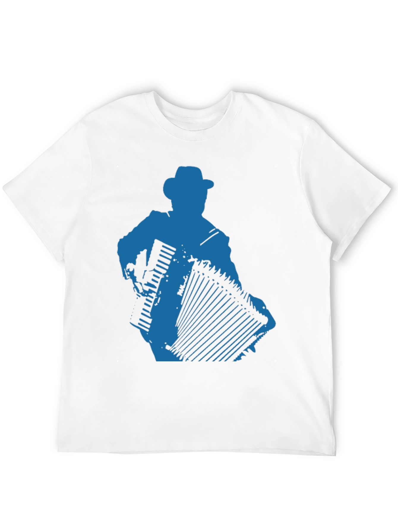 Accordion Player Graphic Tee - Black