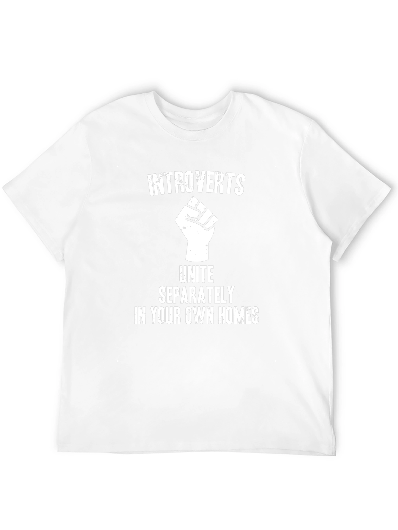 Introverts Unite T-Shirt -  Black Cotton Tee
