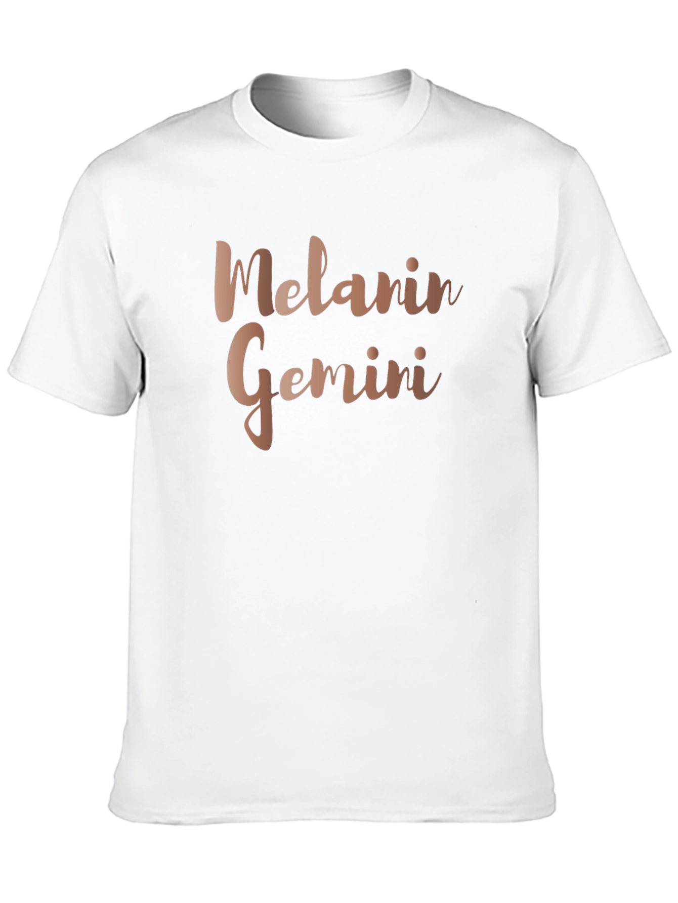 Melanin Gemini Black T-Shirt