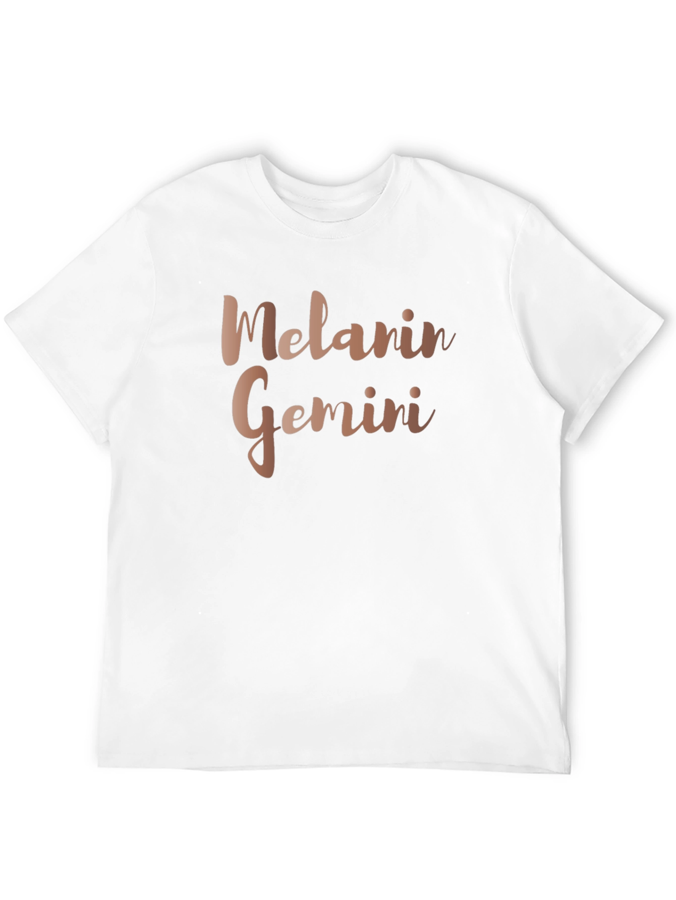 Melanin Gemini Black T-Shirt