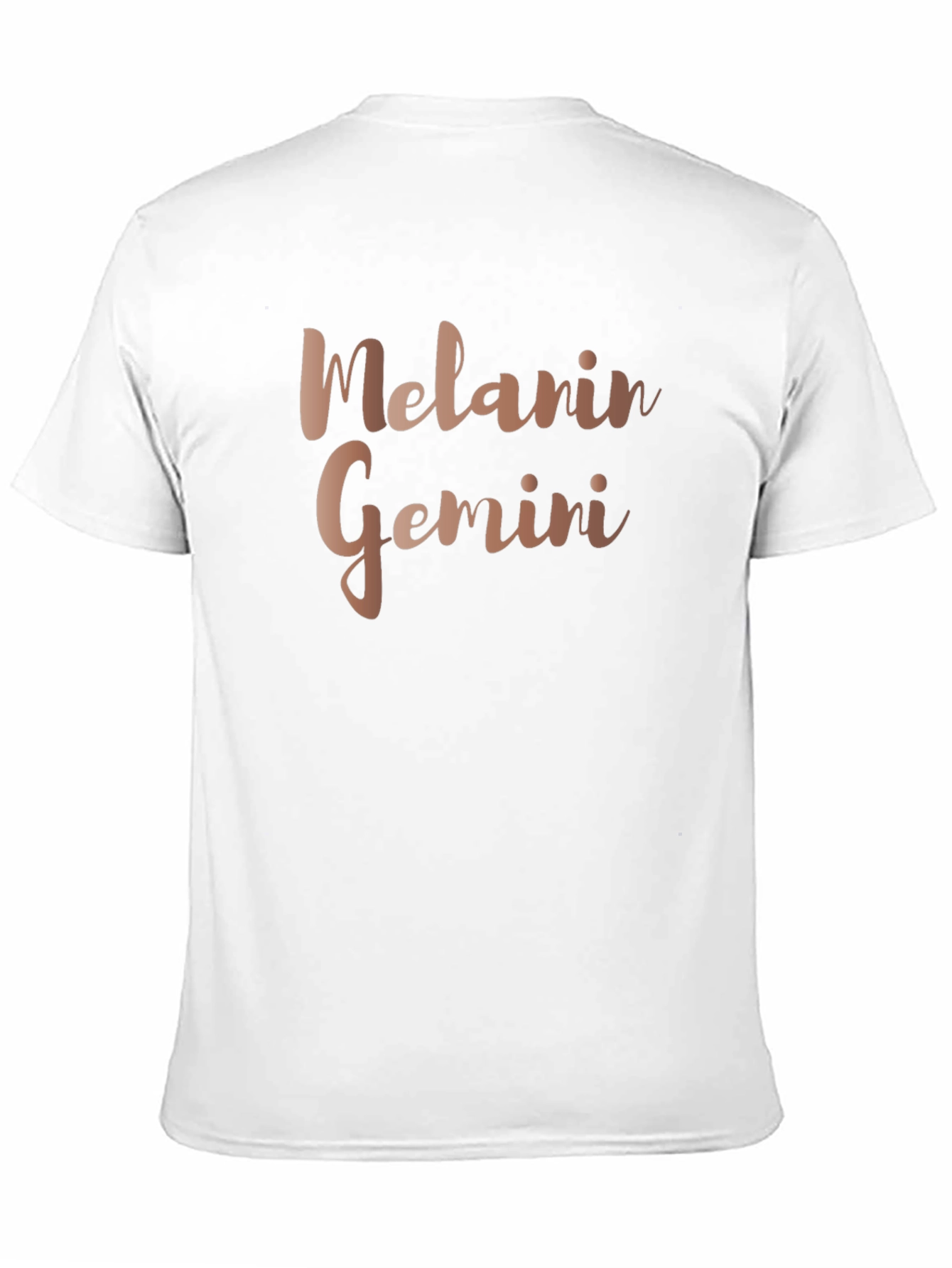 Melanin Gemini Black T-Shirt