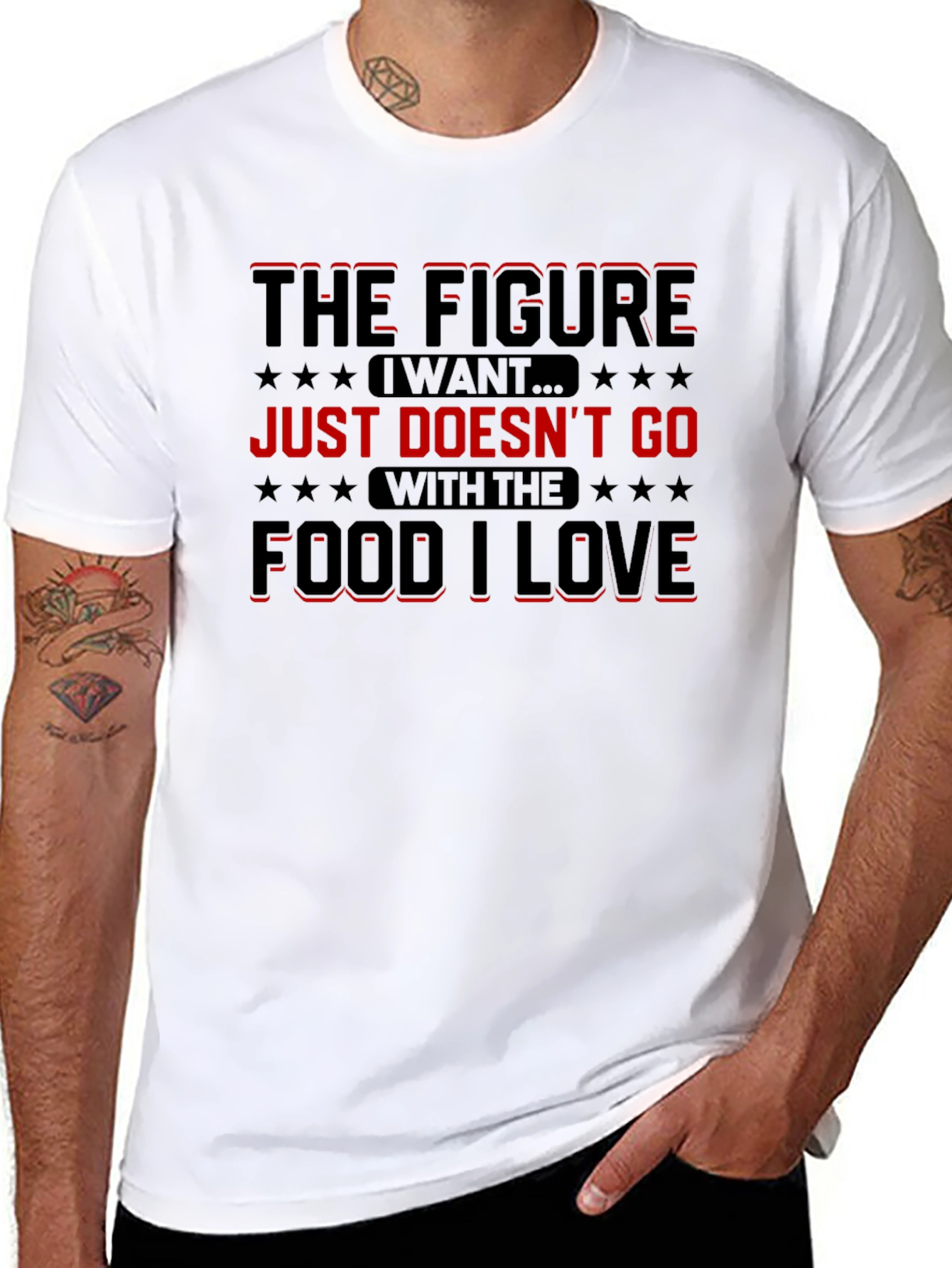 Funny Food Lover T-Shirt: The Figure I Want