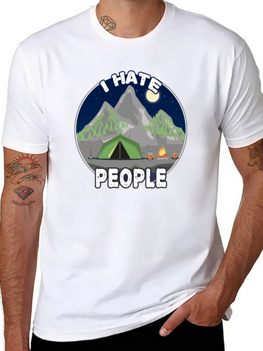 I Hate People Camping T-Shirt