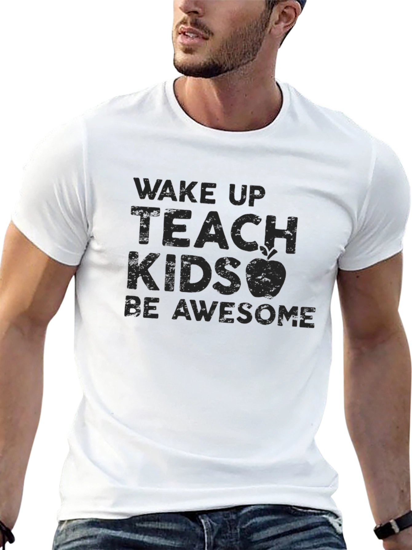 Wake Up Teach Kids Be Awesome T-Shirt