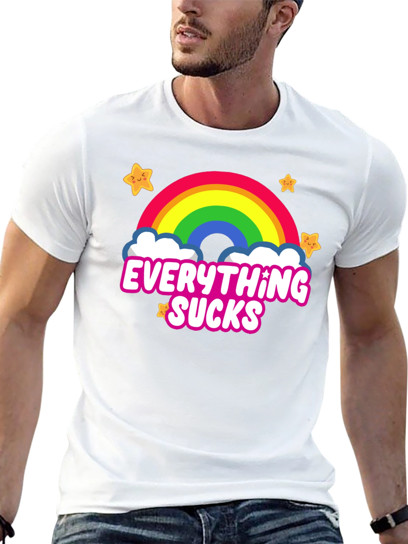 Everything Sucks Rainbow T-Shirt