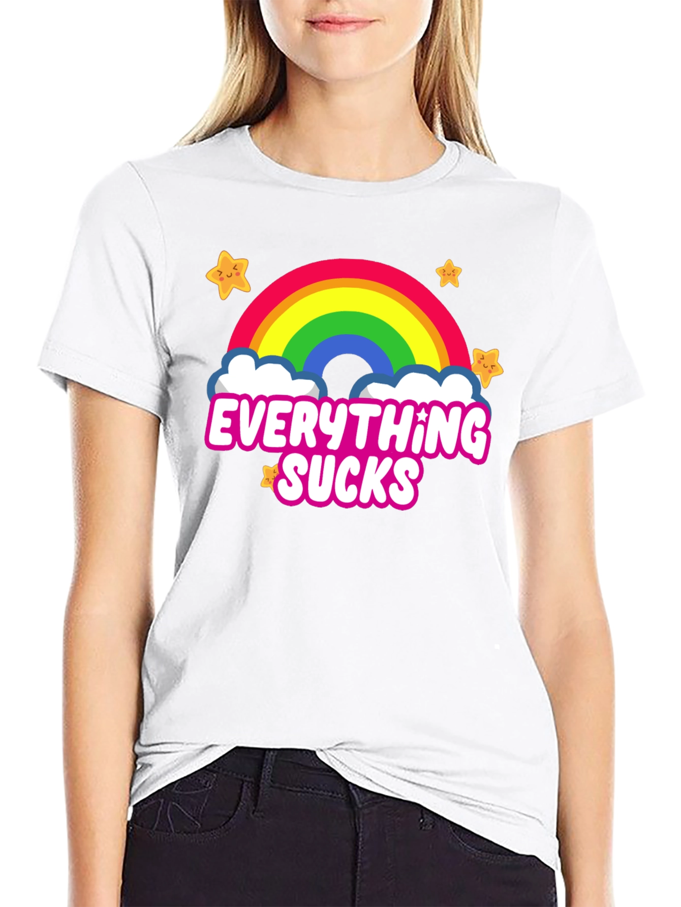 Everything Sucks Rainbow T-Shirt
