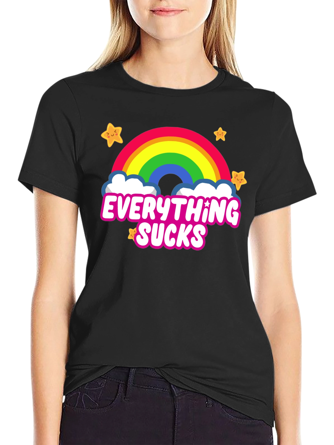 Everything Sucks Rainbow T-Shirt