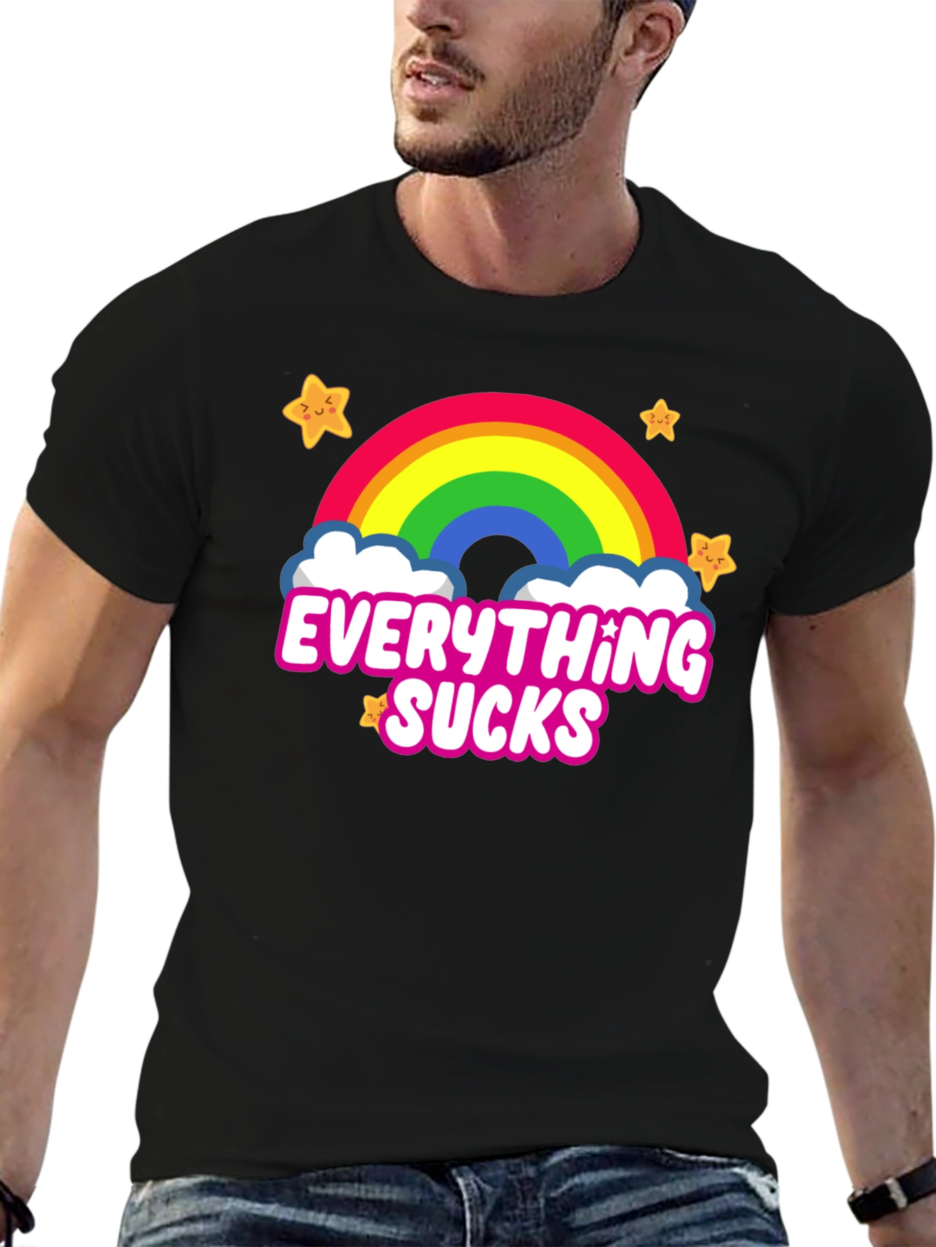 Everything Sucks Rainbow T-Shirt