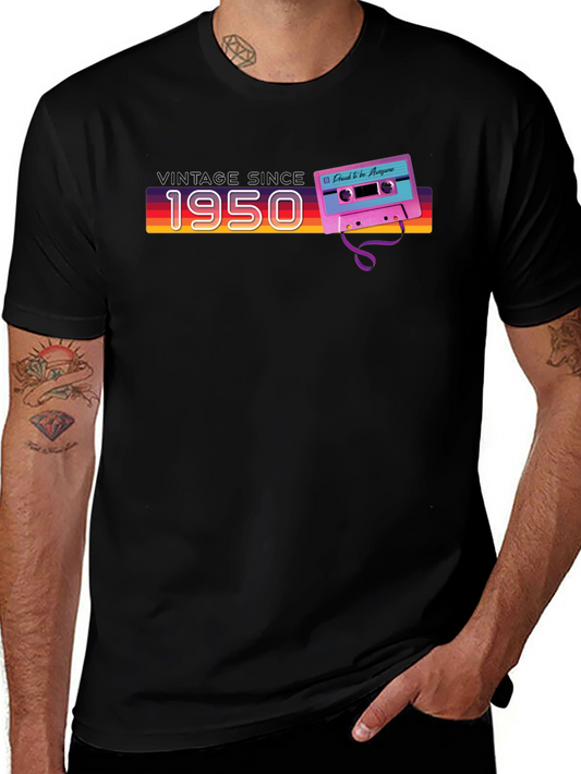 Vintage Since 1950 Cassette Tape T-Shirt