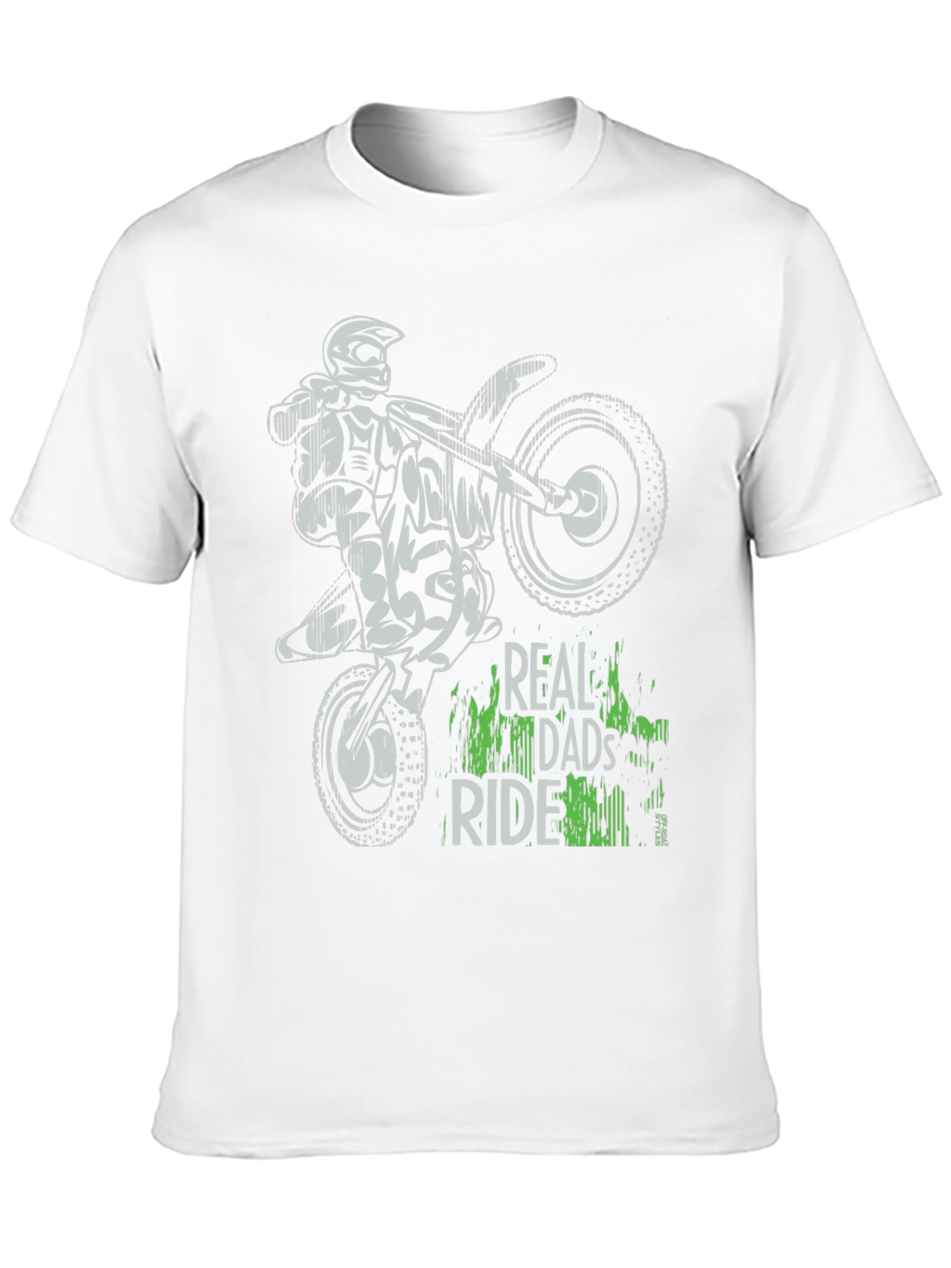Real Dads Ride Motocross Graphic Tee
