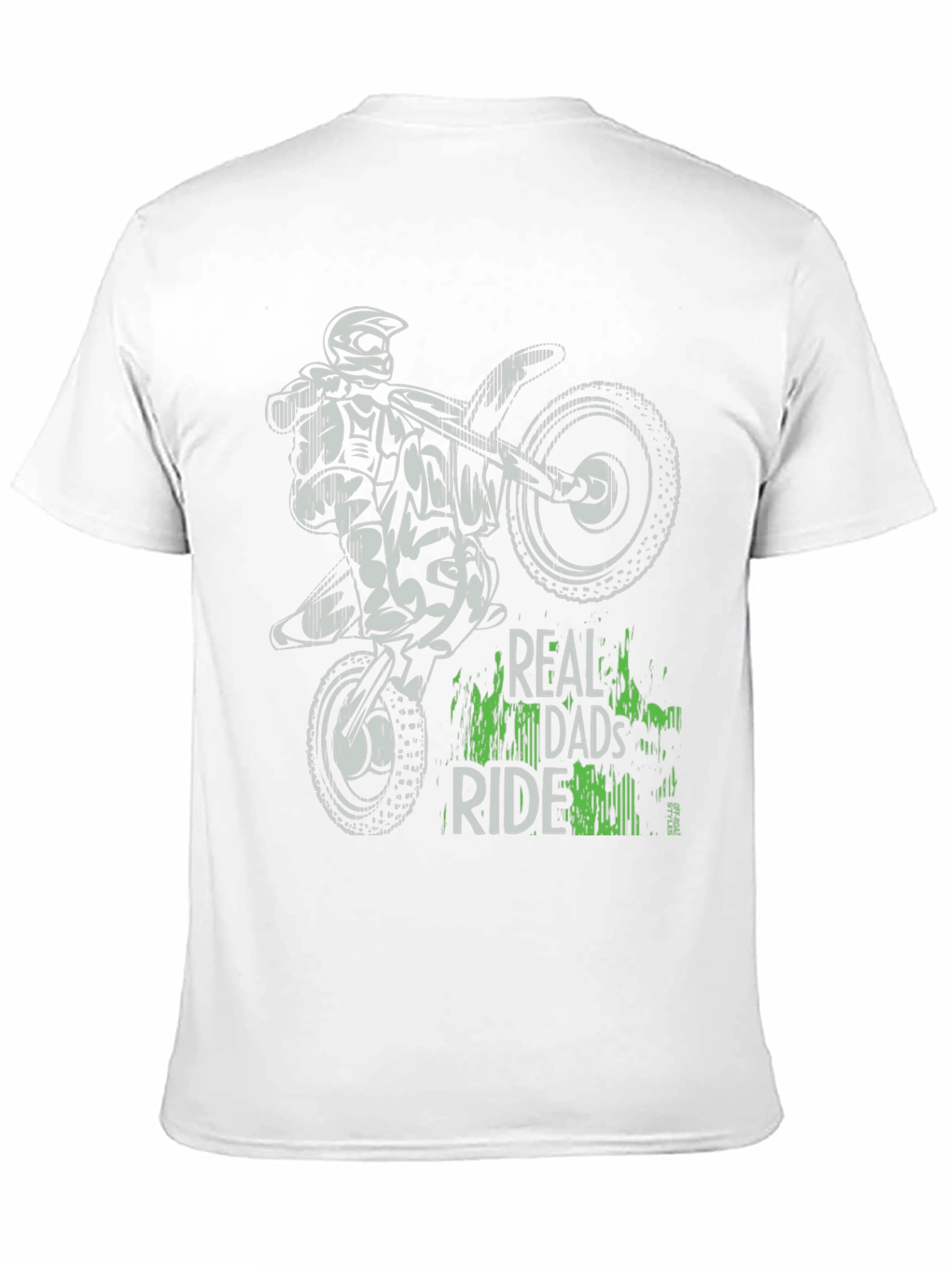 Real Dads Ride Motocross Graphic Tee