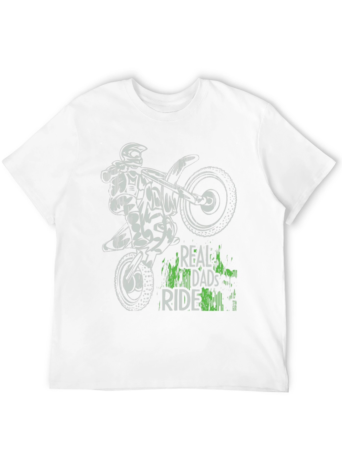Real Dads Ride Motocross Graphic Tee