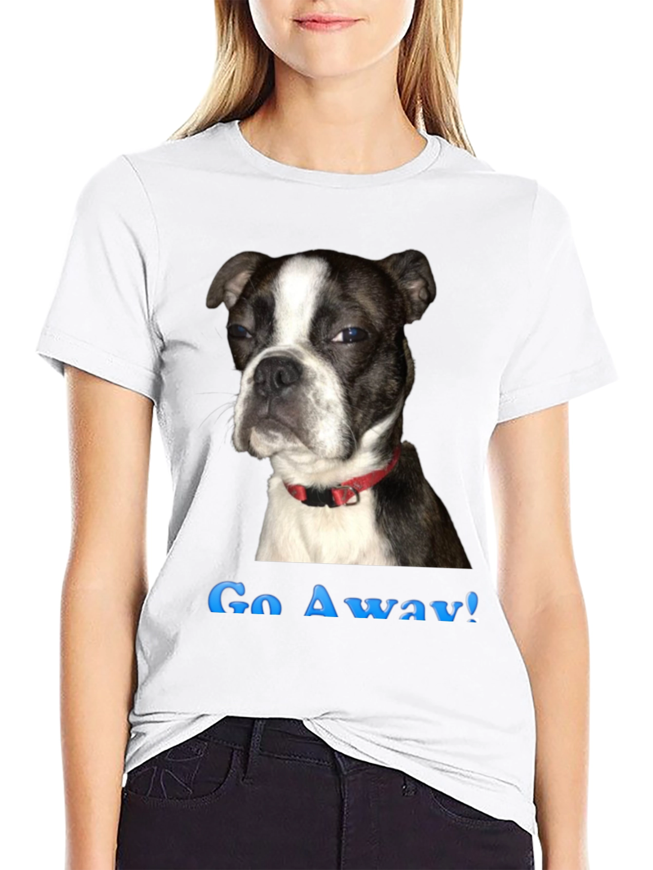 Grumpy Dog T-Shirt - Go Away!