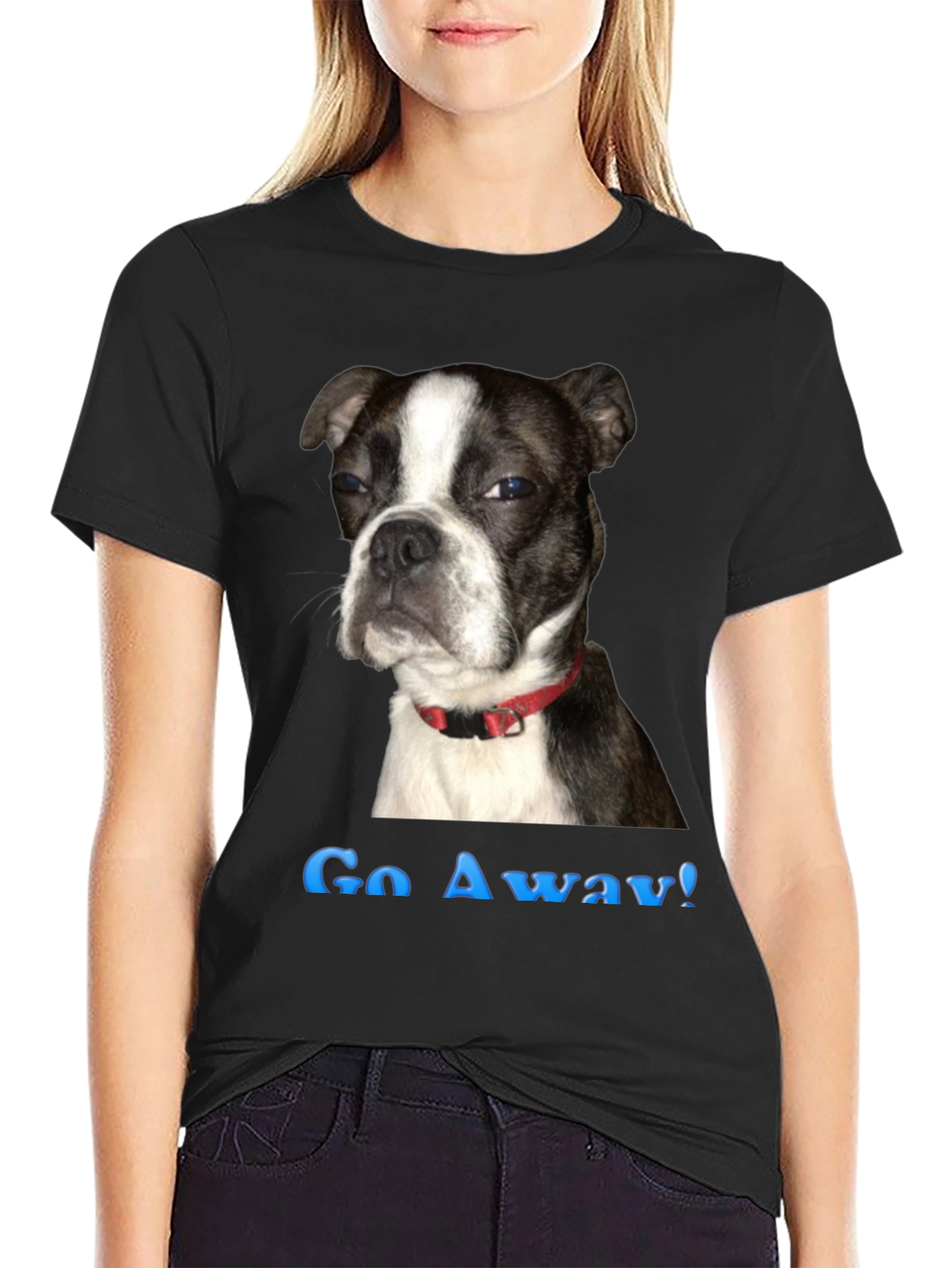 Grumpy Dog T-Shirt - Go Away!
