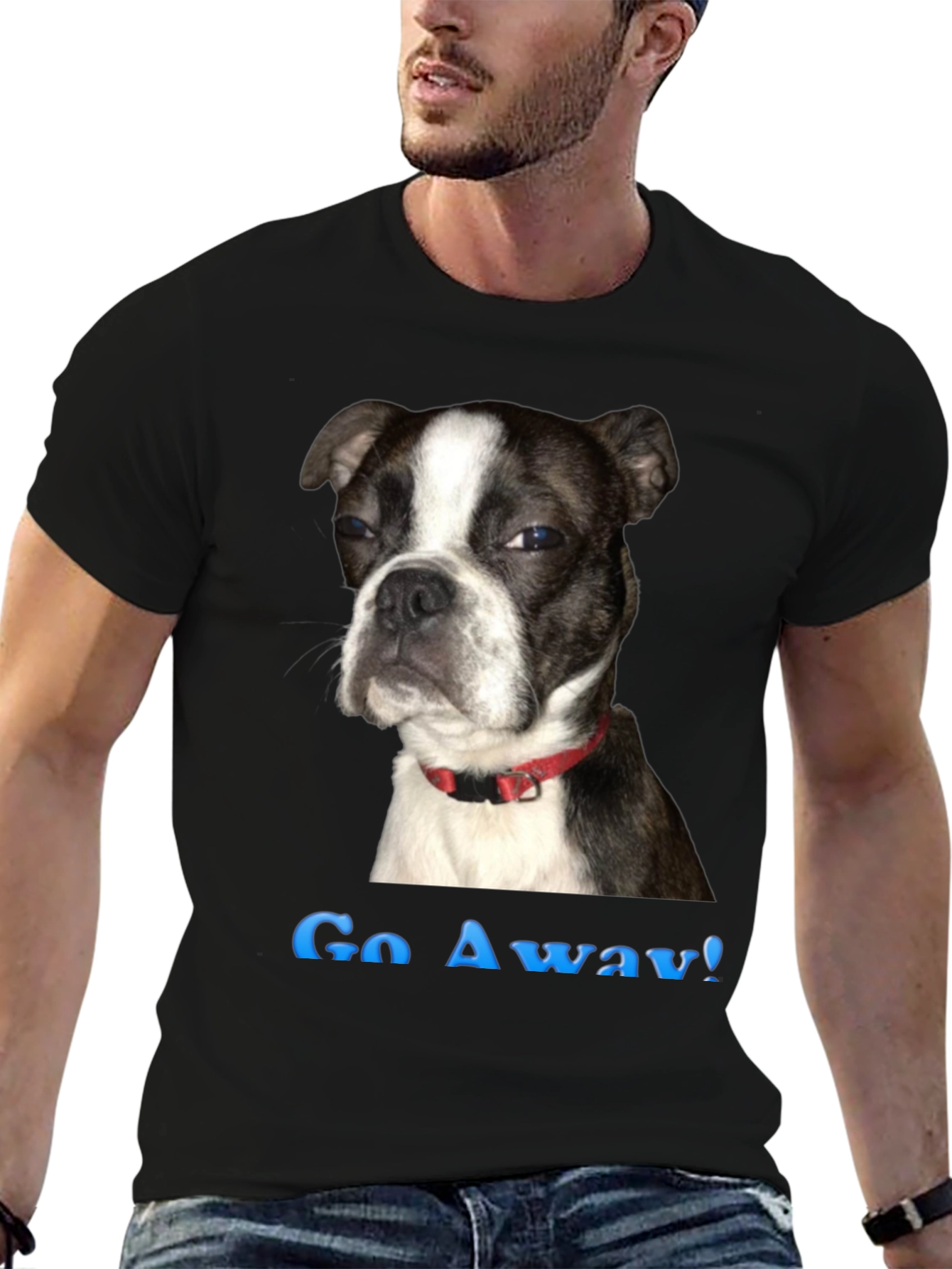 Grumpy Dog T-Shirt - Go Away!