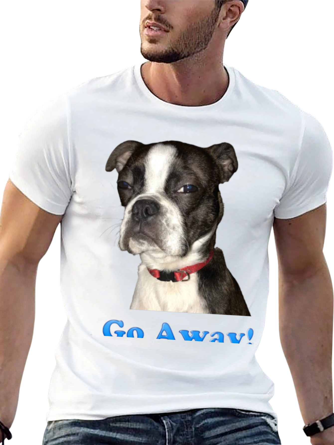 Grumpy Dog T-Shirt - Go Away!