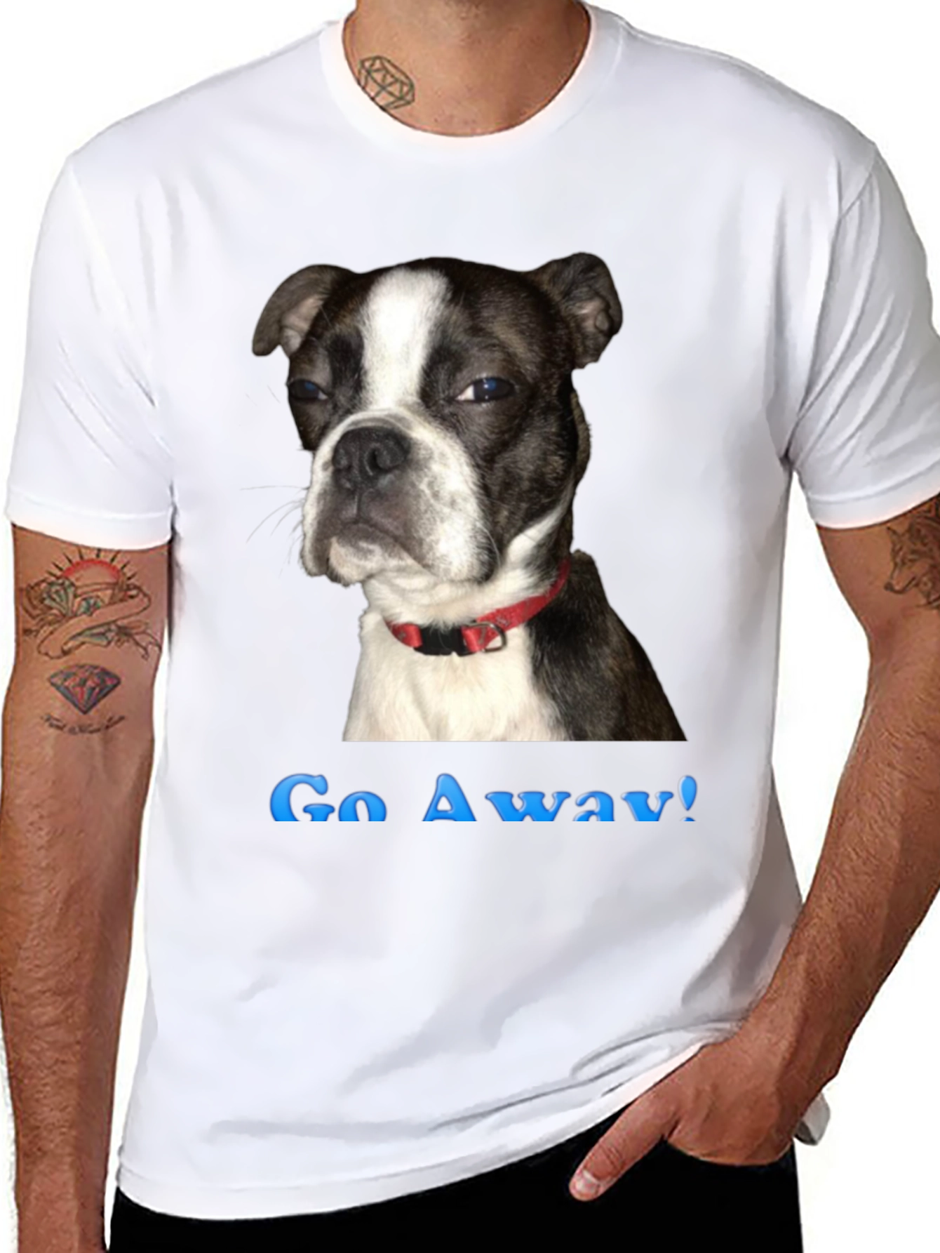 Grumpy Dog T-Shirt - Go Away!