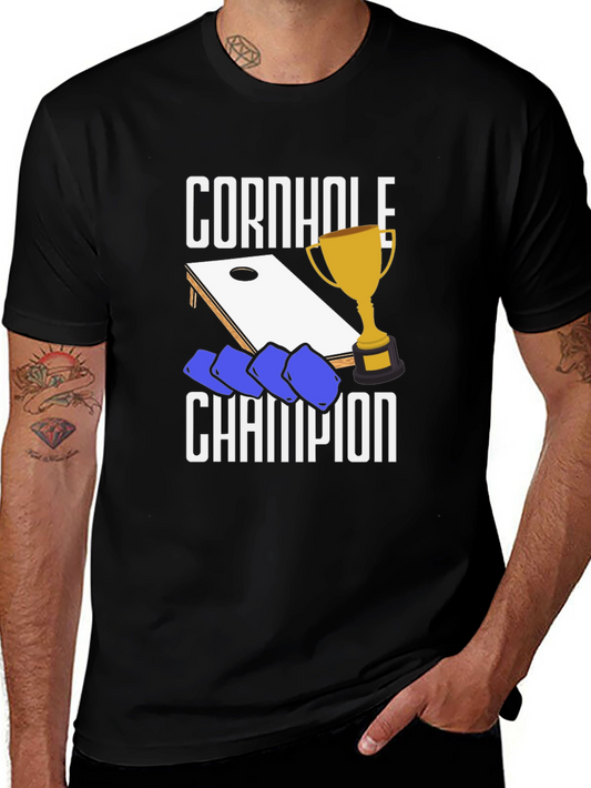 Cornhole Champion Graphic T-Shirt