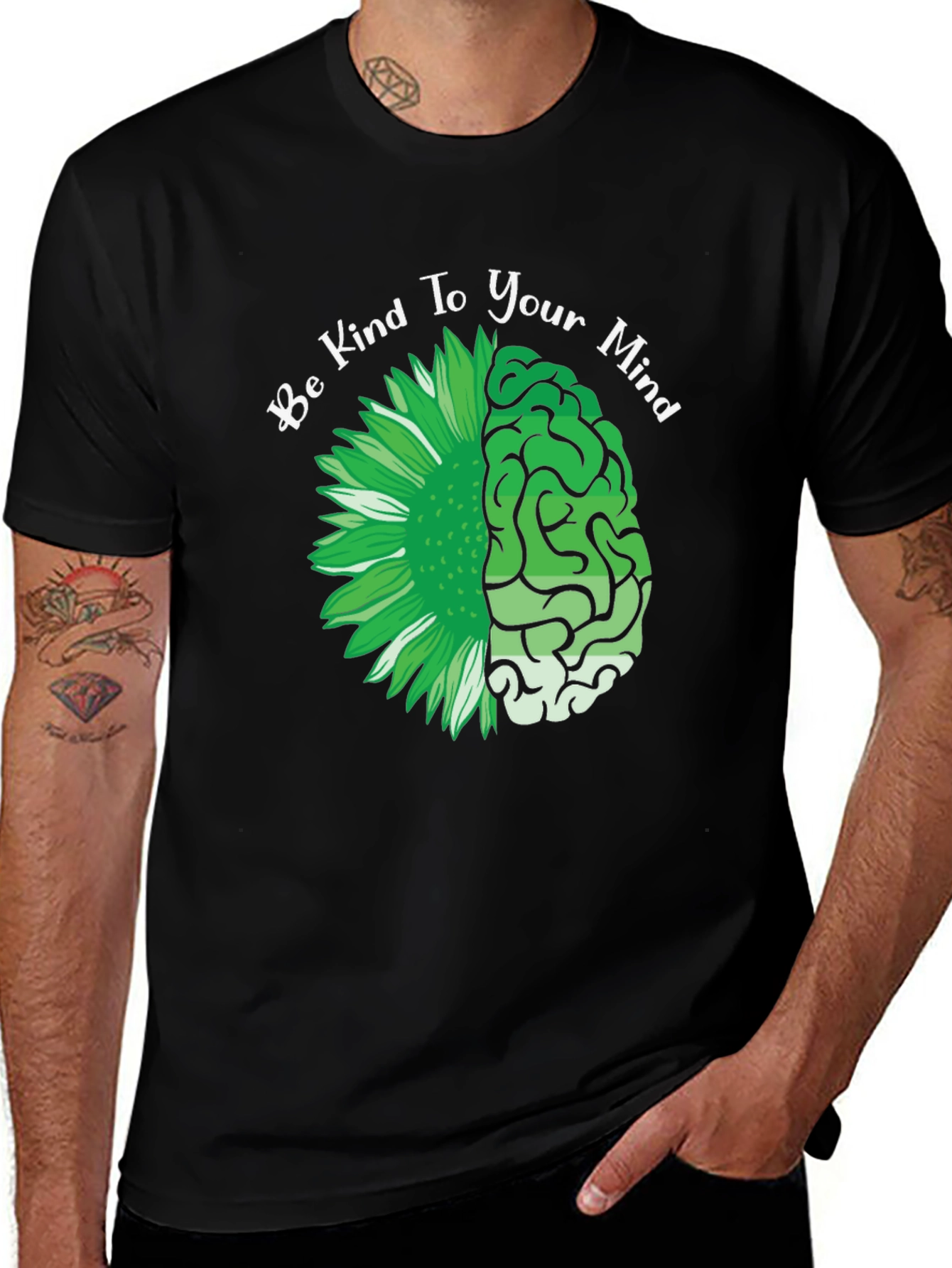Be Kind To Your Mind Black T-Shirt