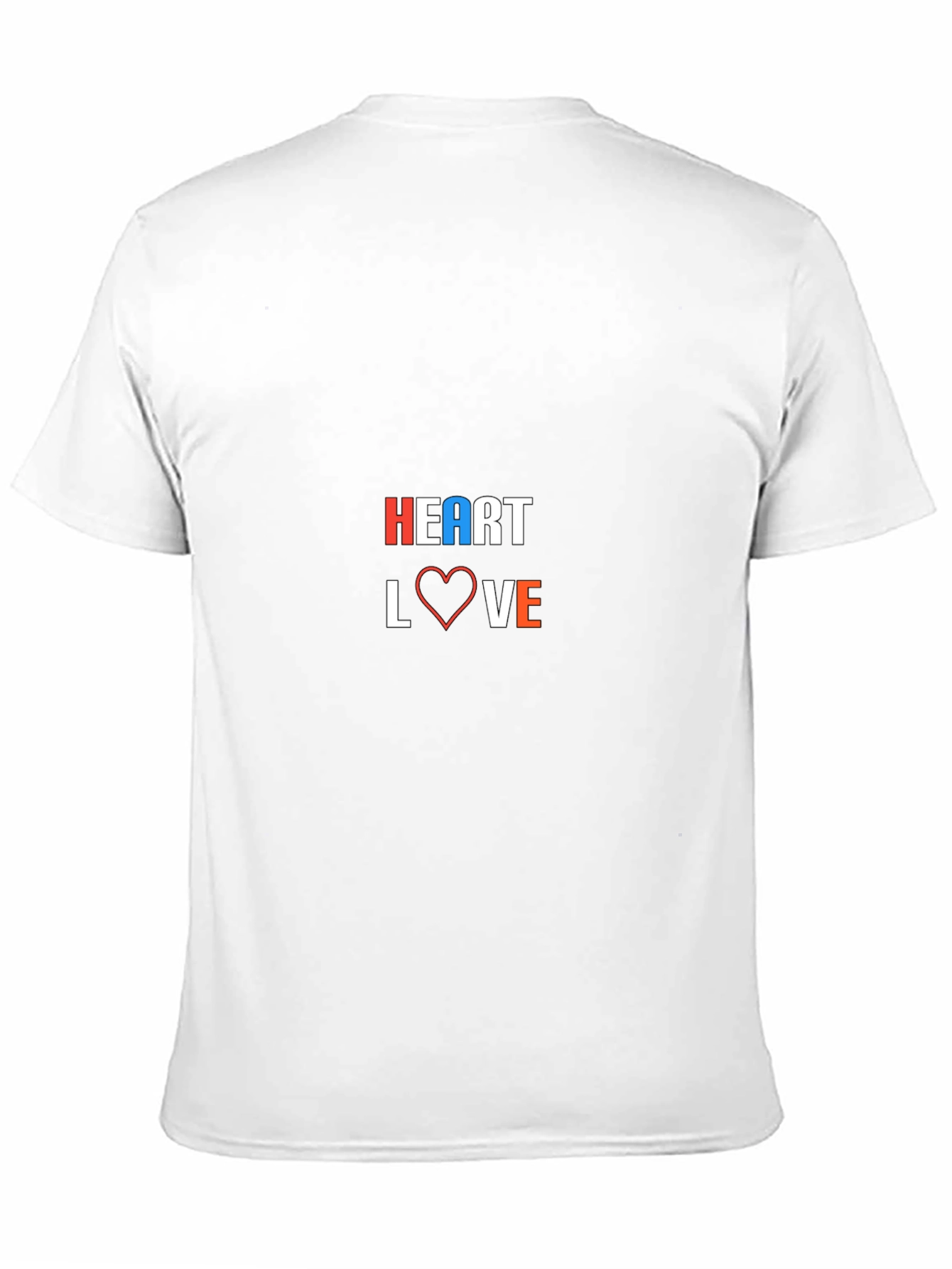 Heart Love Graphic Black T-Shirt