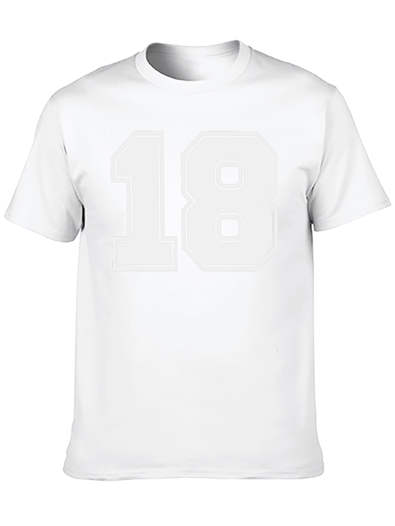 Eighteen Graphic Tee - Classic Number Shirt