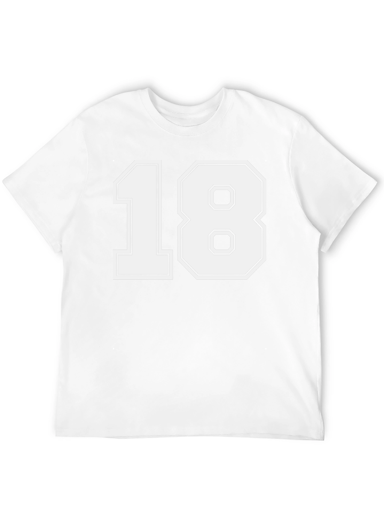 Eighteen Graphic Tee - Classic Number Shirt