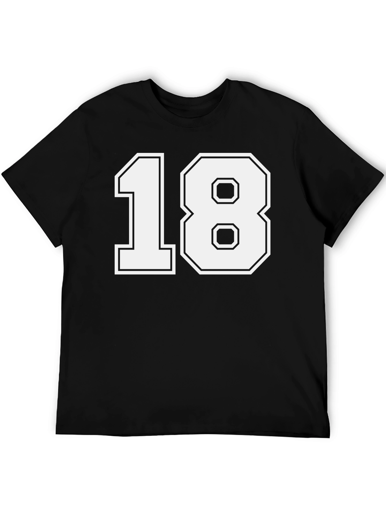 Eighteen Graphic Tee - Classic Number Shirt