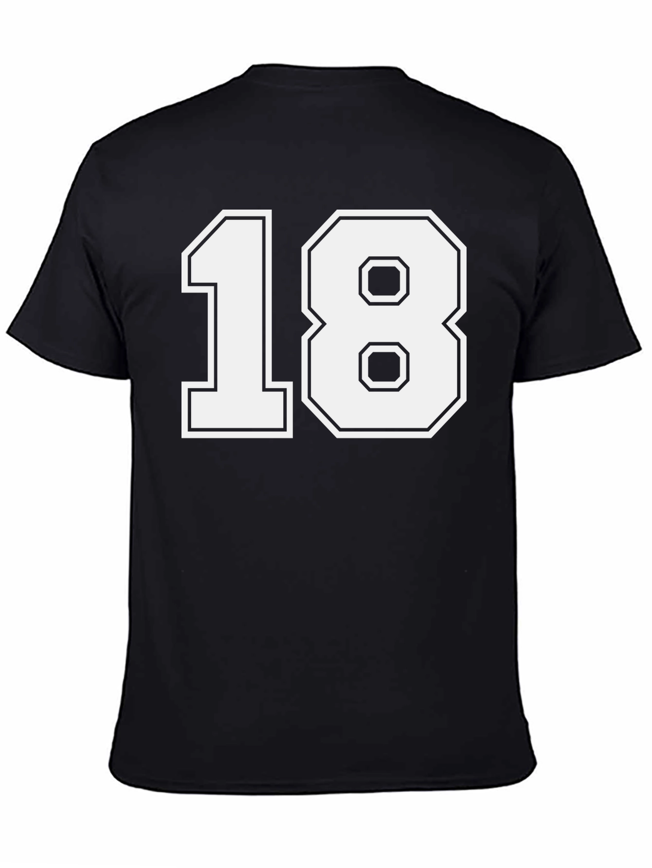 Eighteen Graphic Tee - Classic Number Shirt