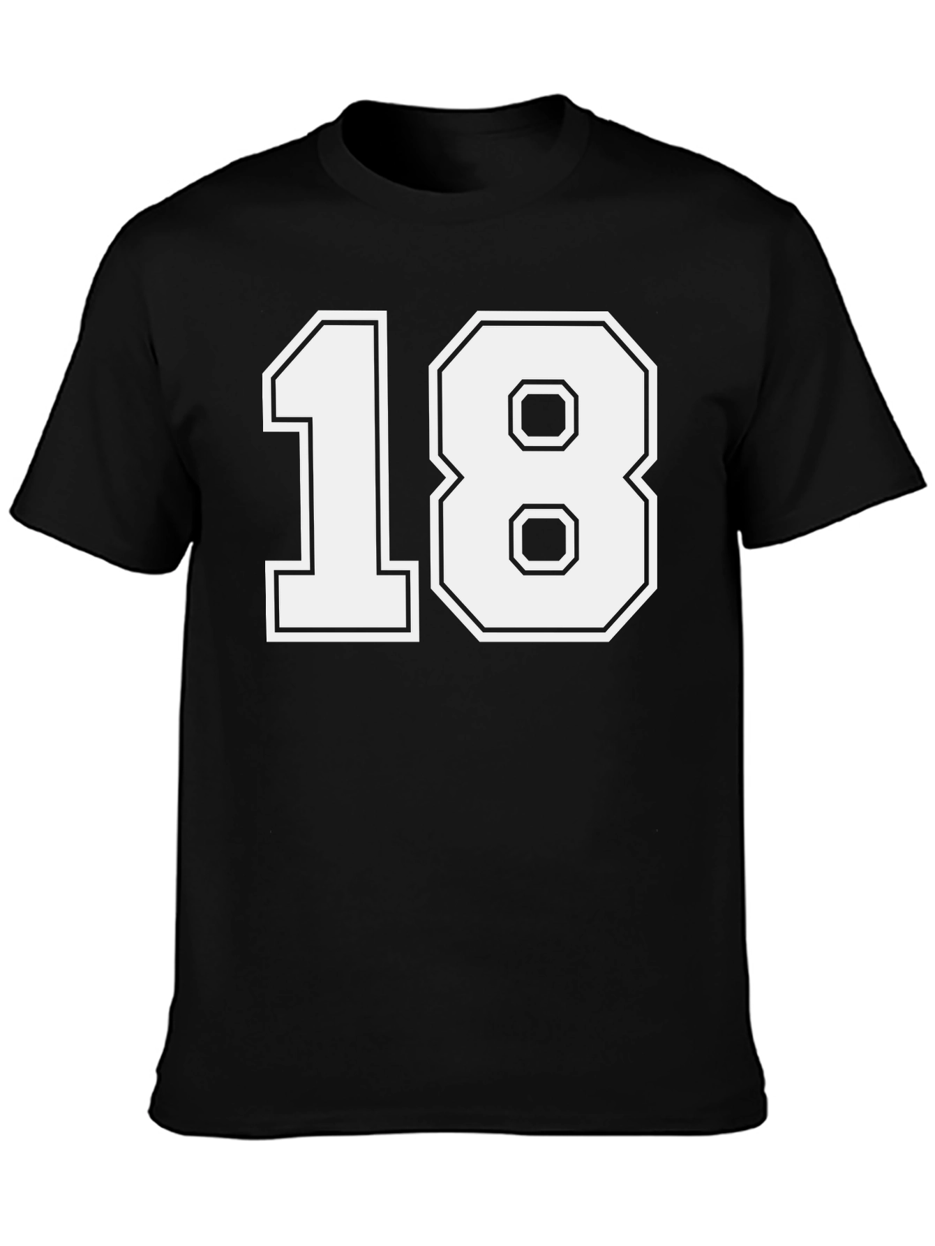 Eighteen Graphic Tee - Classic Number Shirt