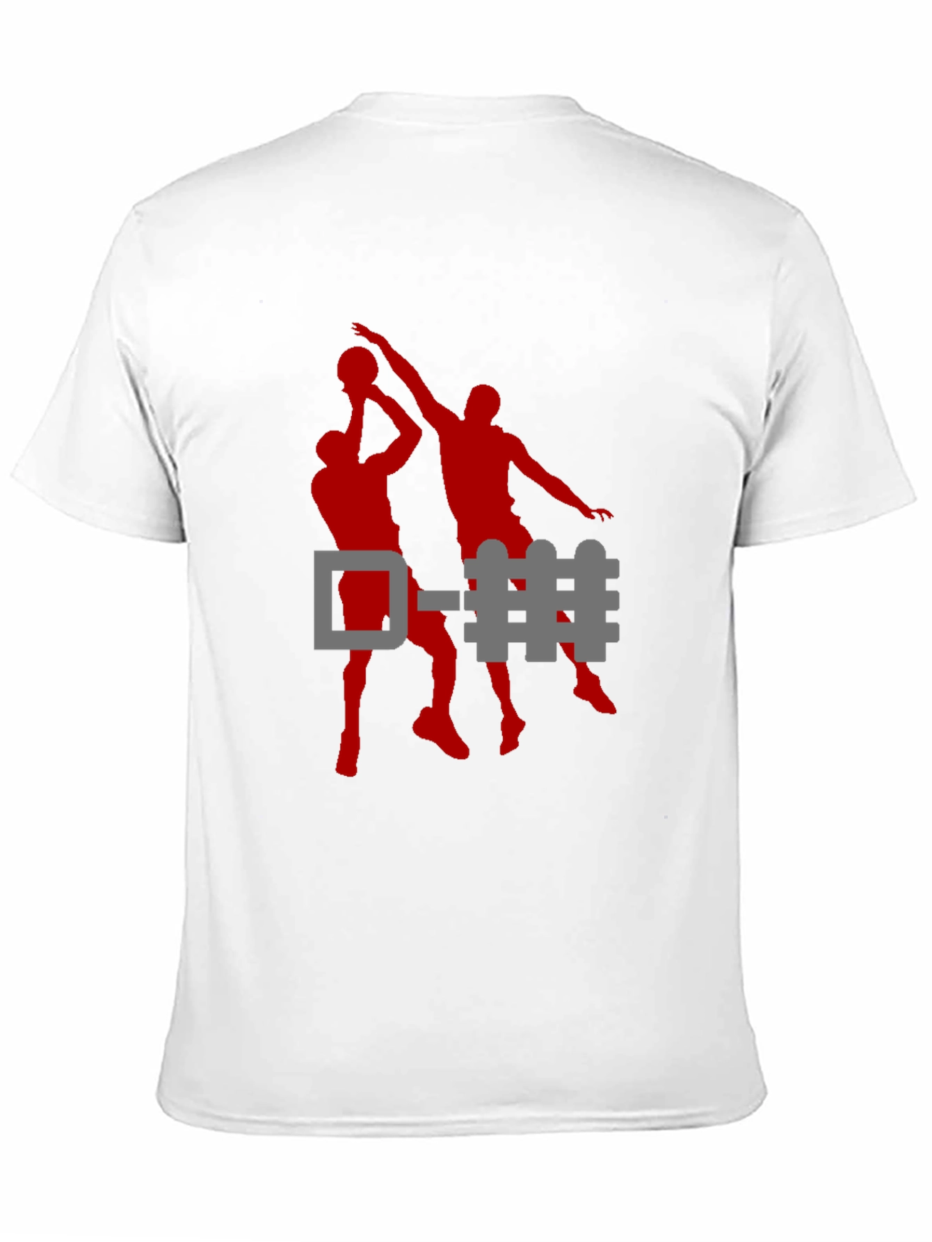Basketball D-Fence Graphic Tee - Black Cotton