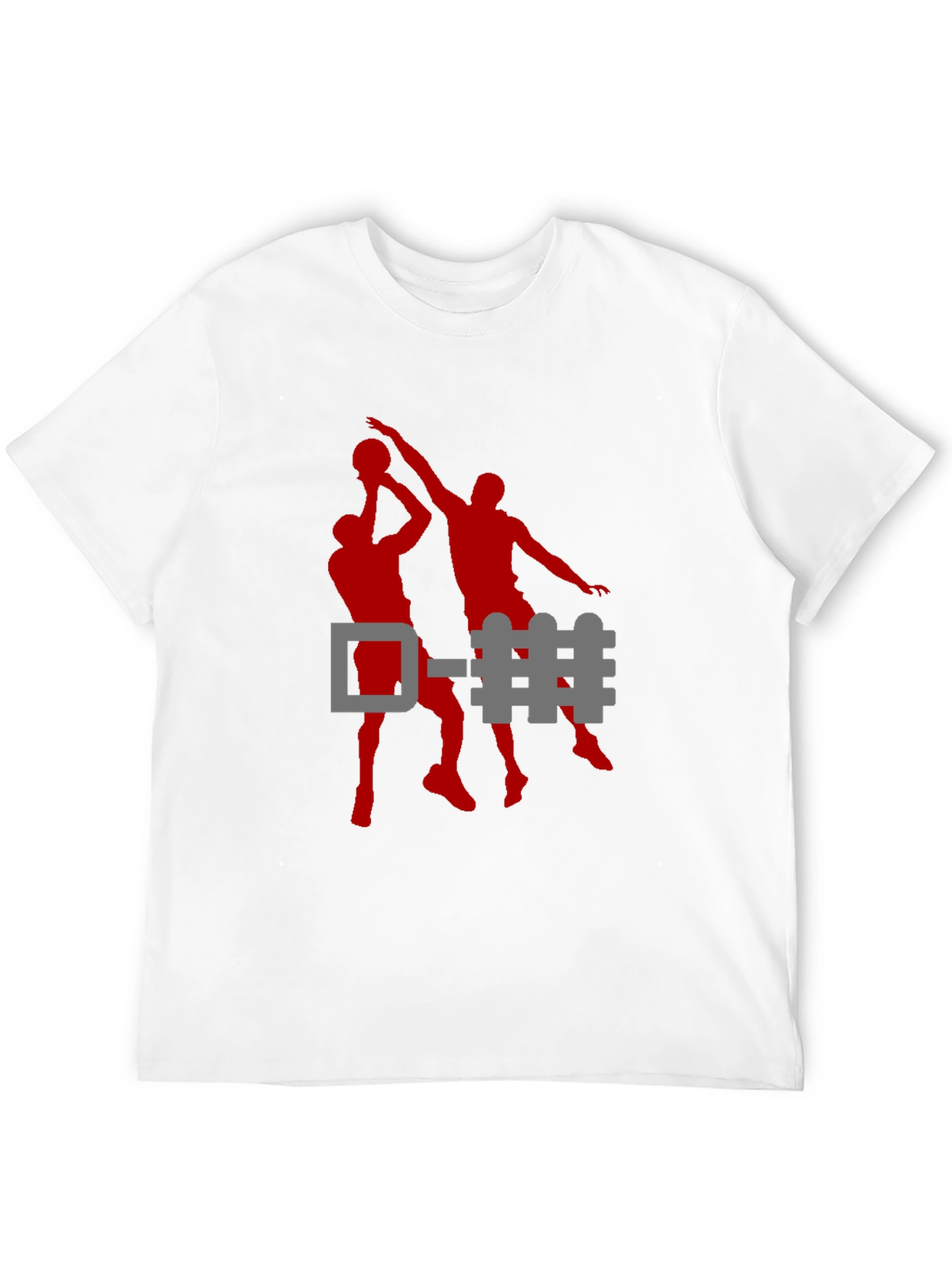 Basketball D-Fence Graphic Tee - Black Cotton