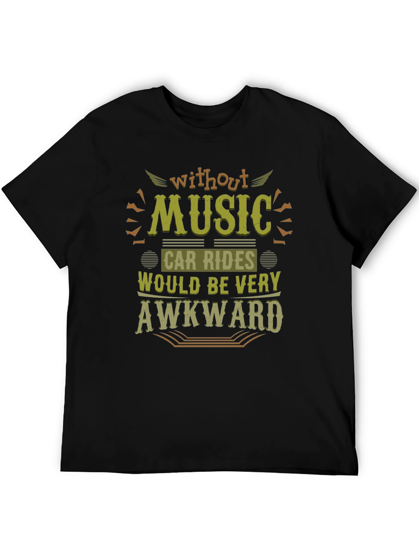 Awkward Car Rides Music Graphic Tee