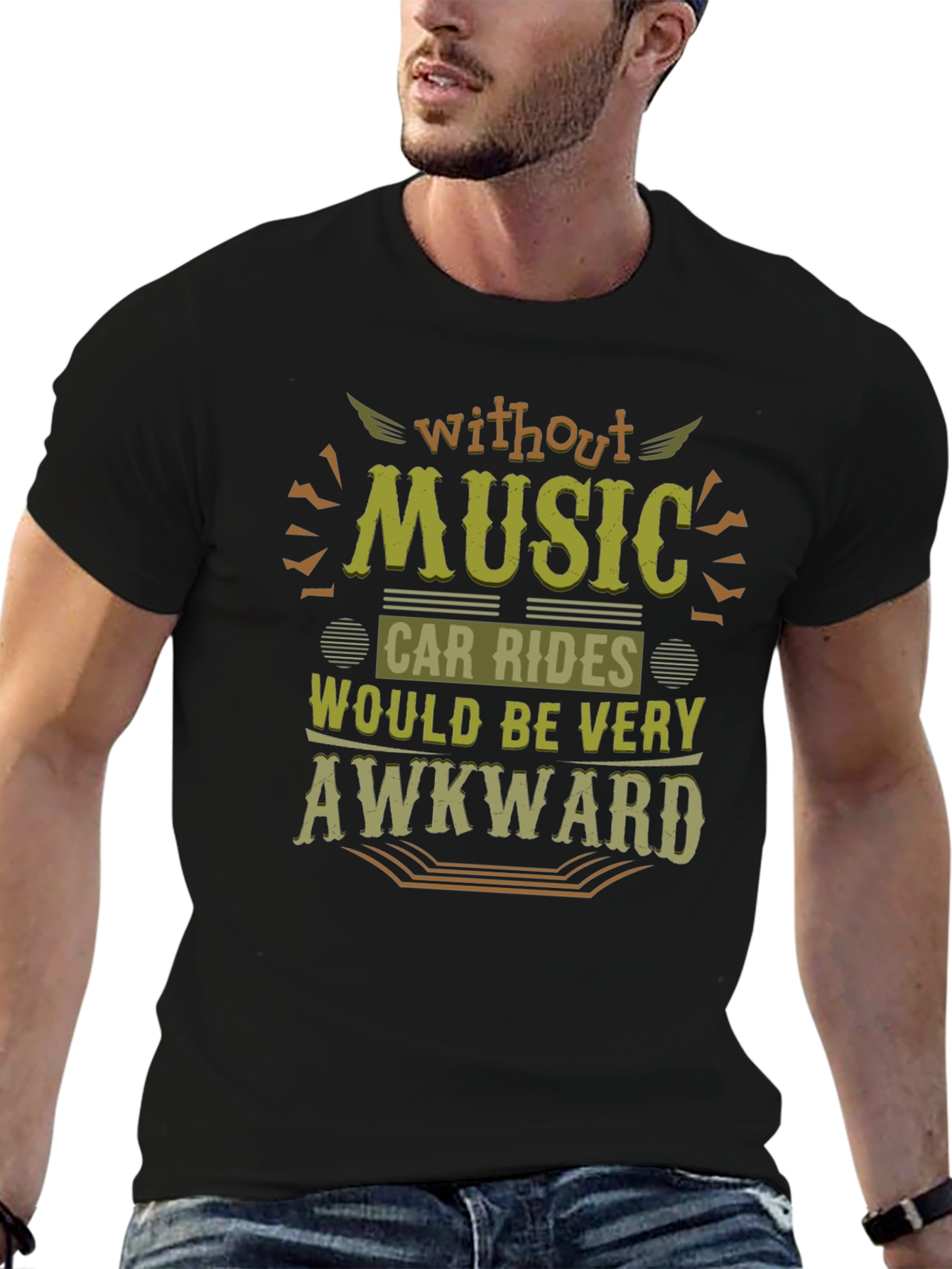 Awkward Car Rides Music Graphic Tee