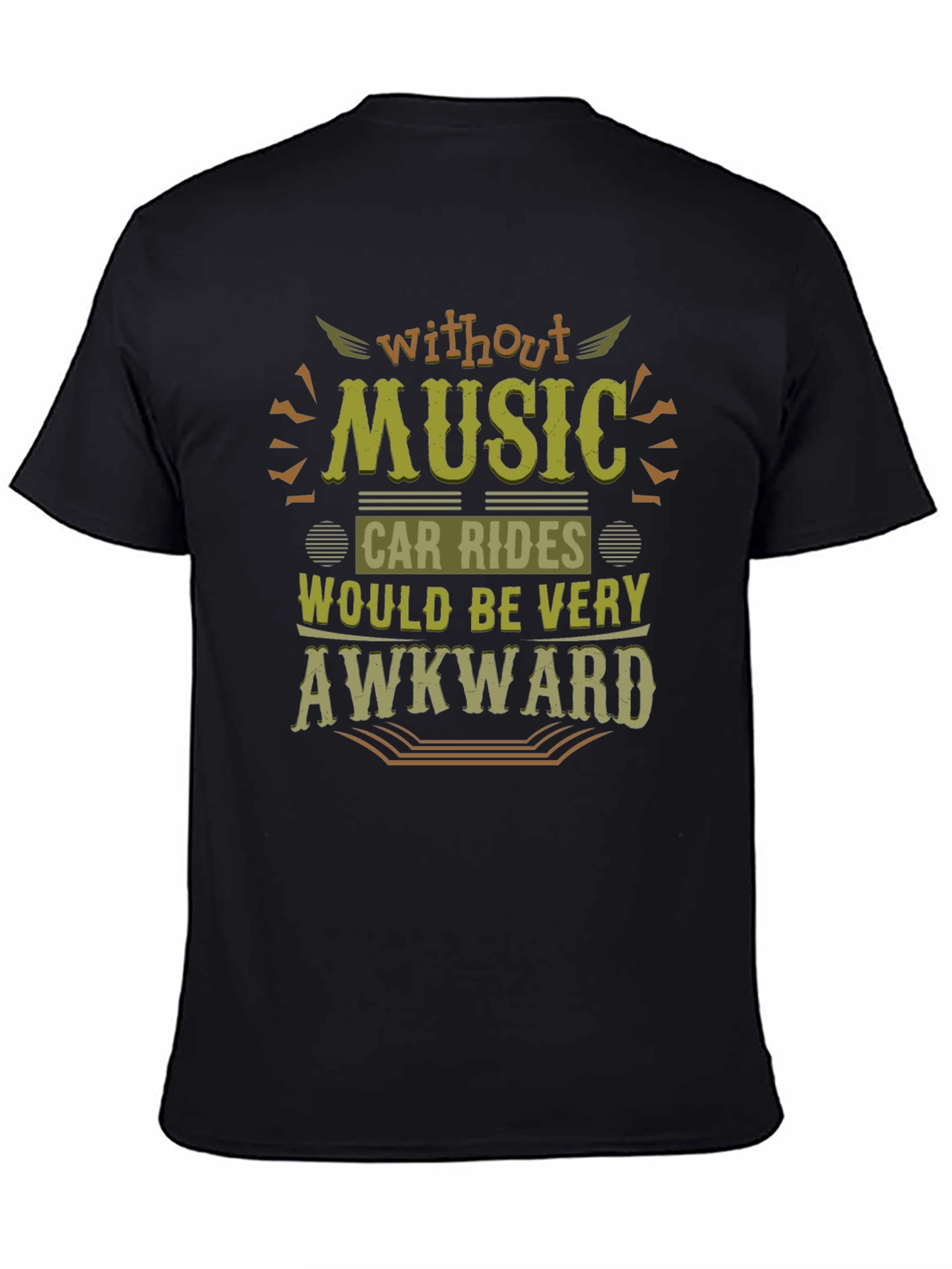 Awkward Car Rides Music Graphic Tee