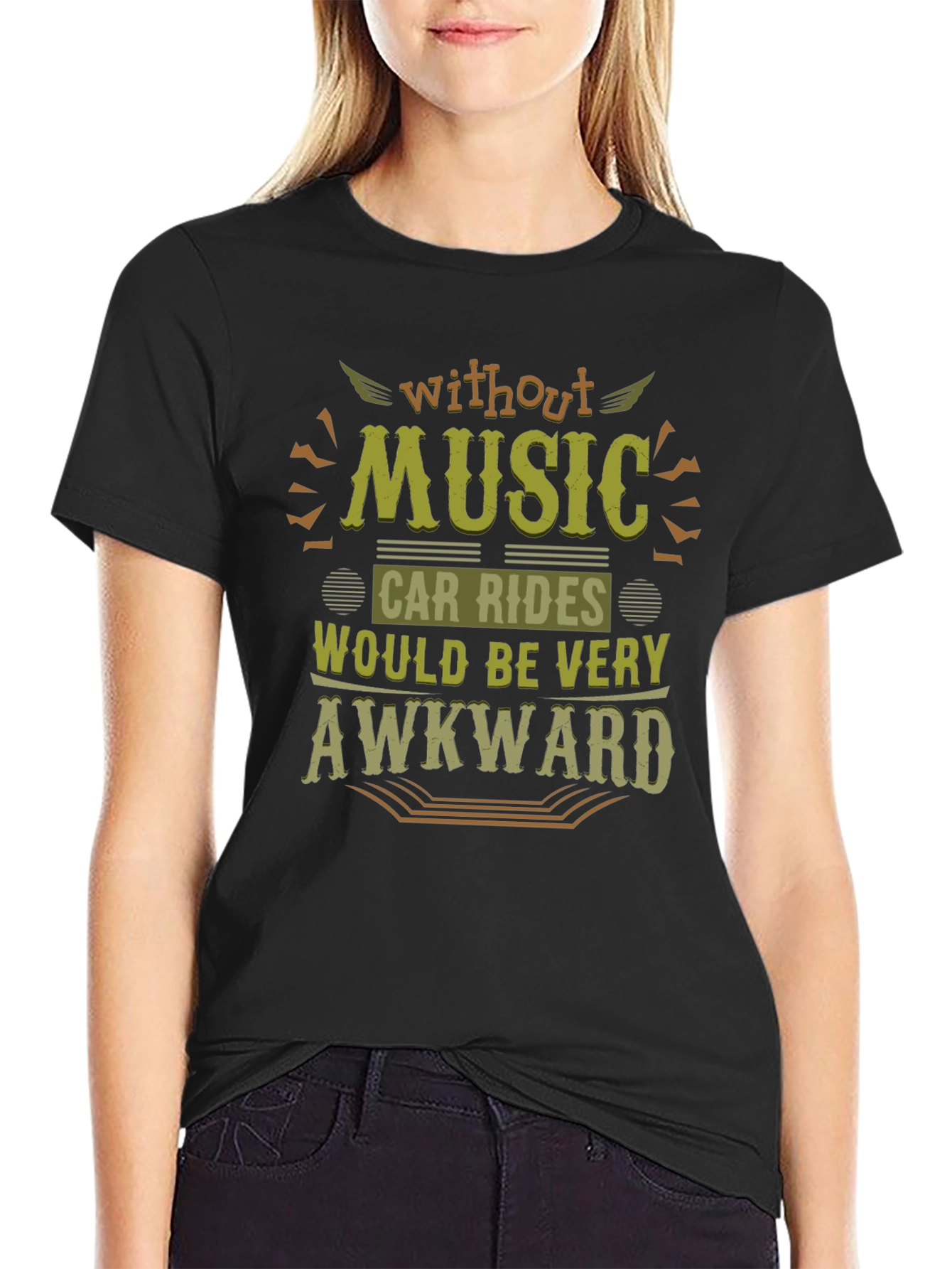Awkward Car Rides Music Graphic Tee