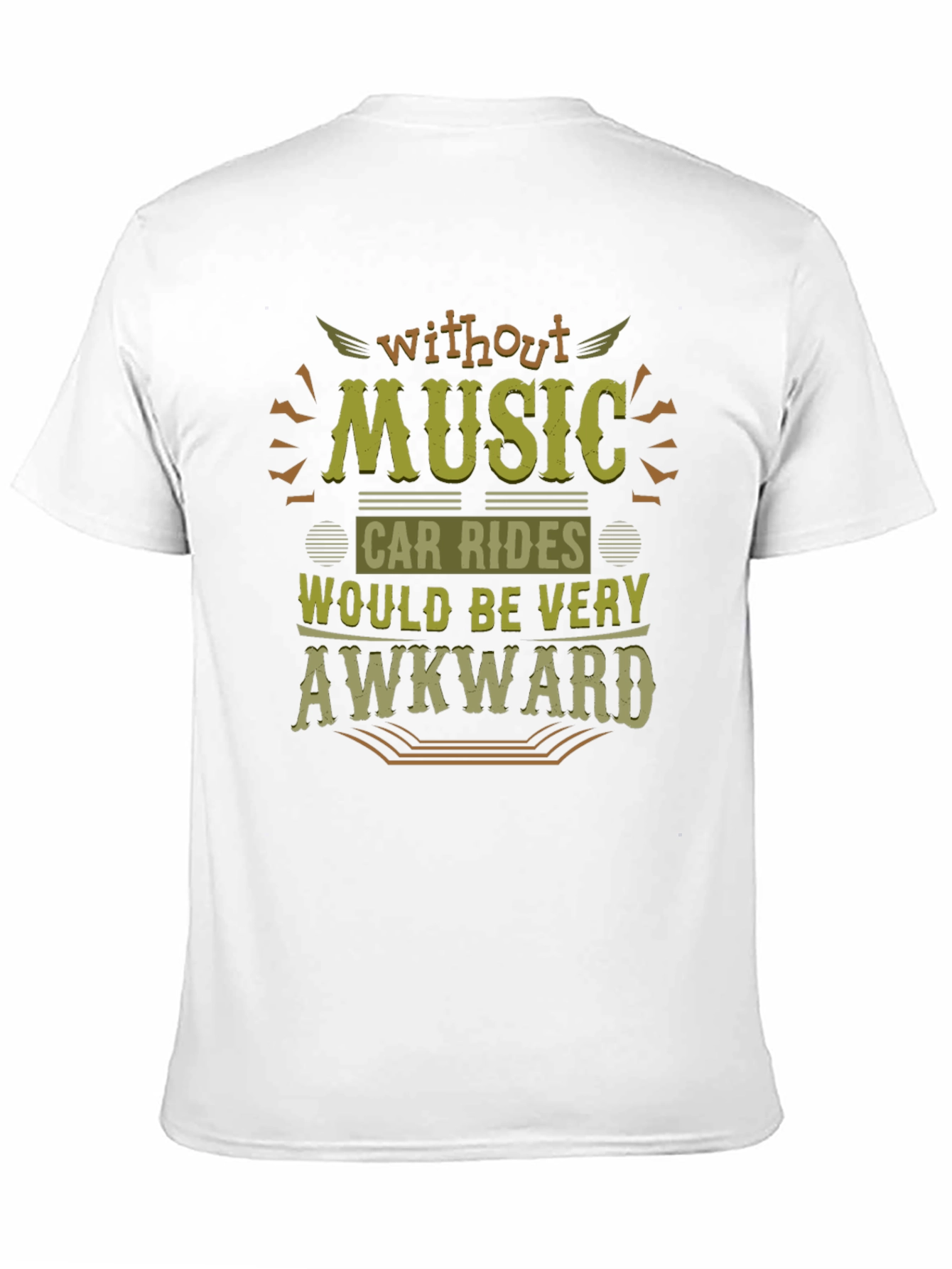 Awkward Car Rides Music Graphic Tee