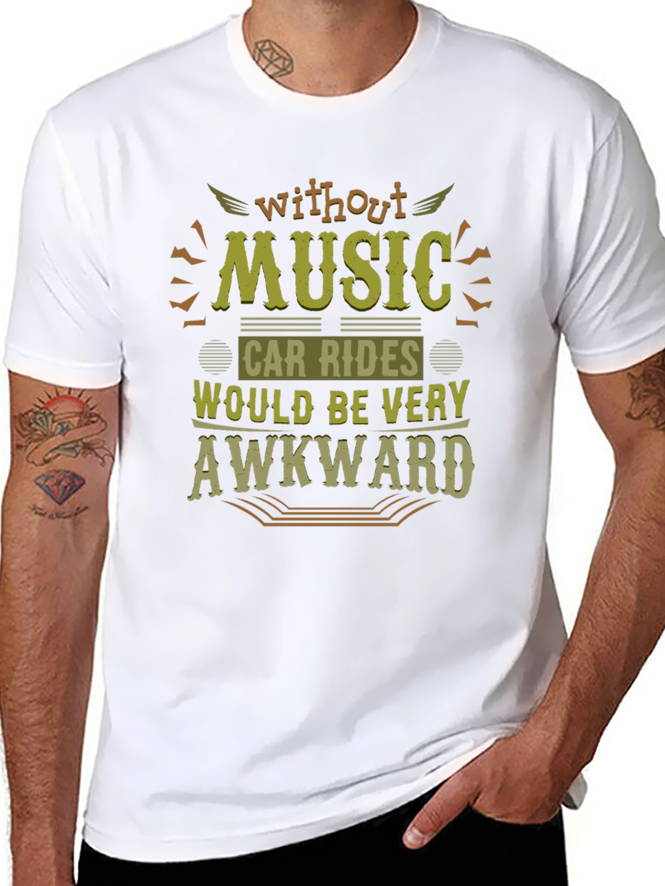 Awkward Car Rides Music Graphic Tee