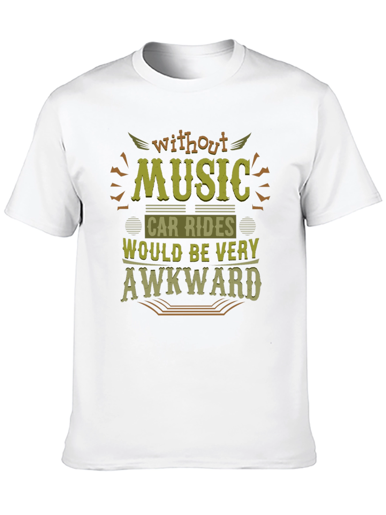 Awkward Car Rides Music Graphic Tee