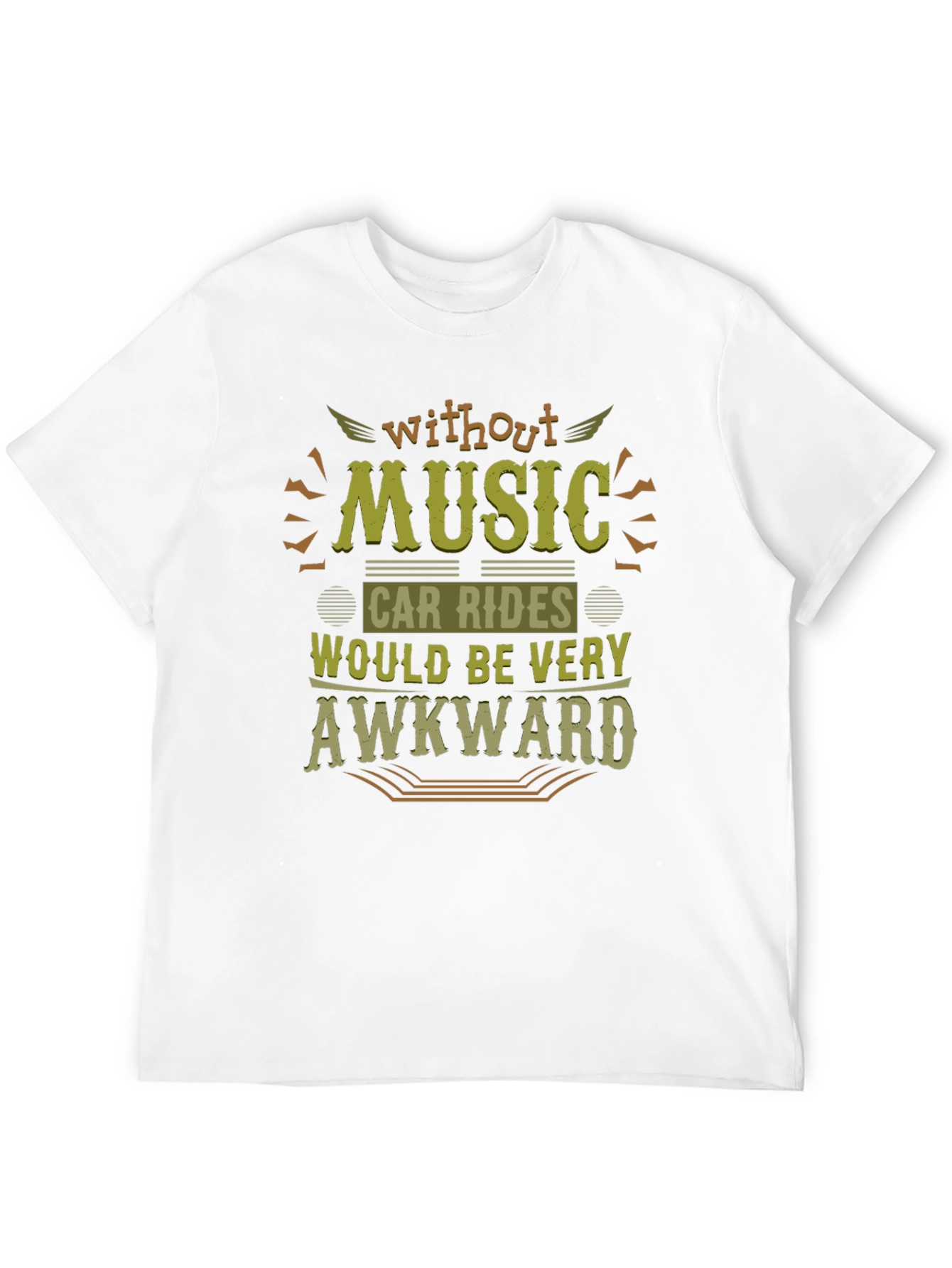 Awkward Car Rides Music Graphic Tee