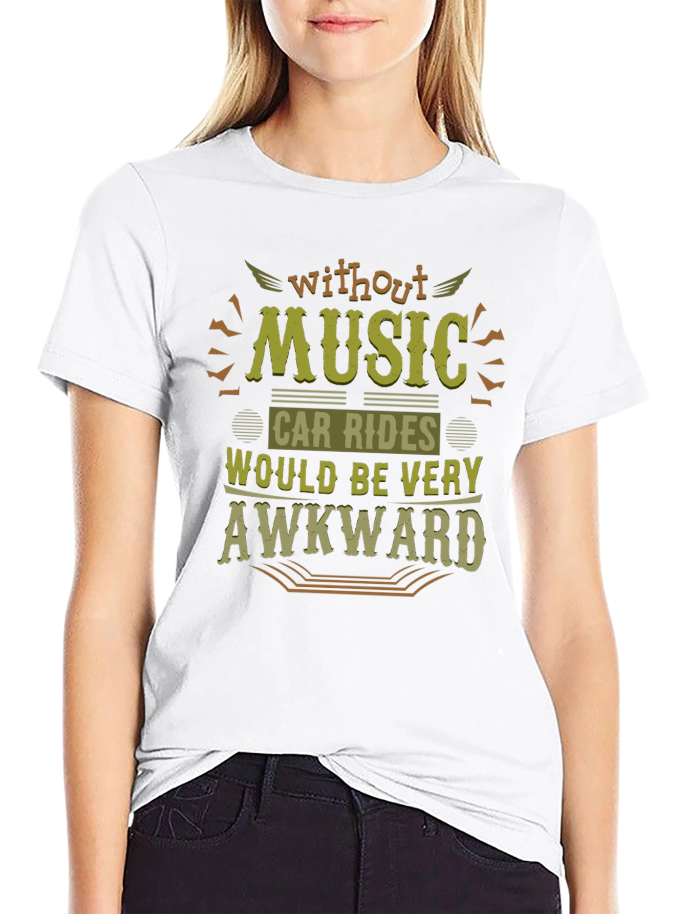 Awkward Car Rides Music Graphic Tee