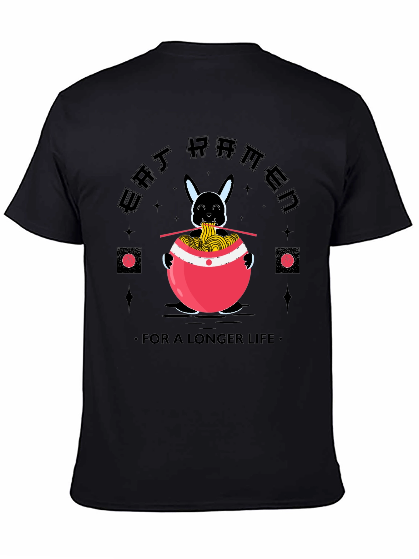 Eat Ramen for a Longer Life Funny T-Shirt