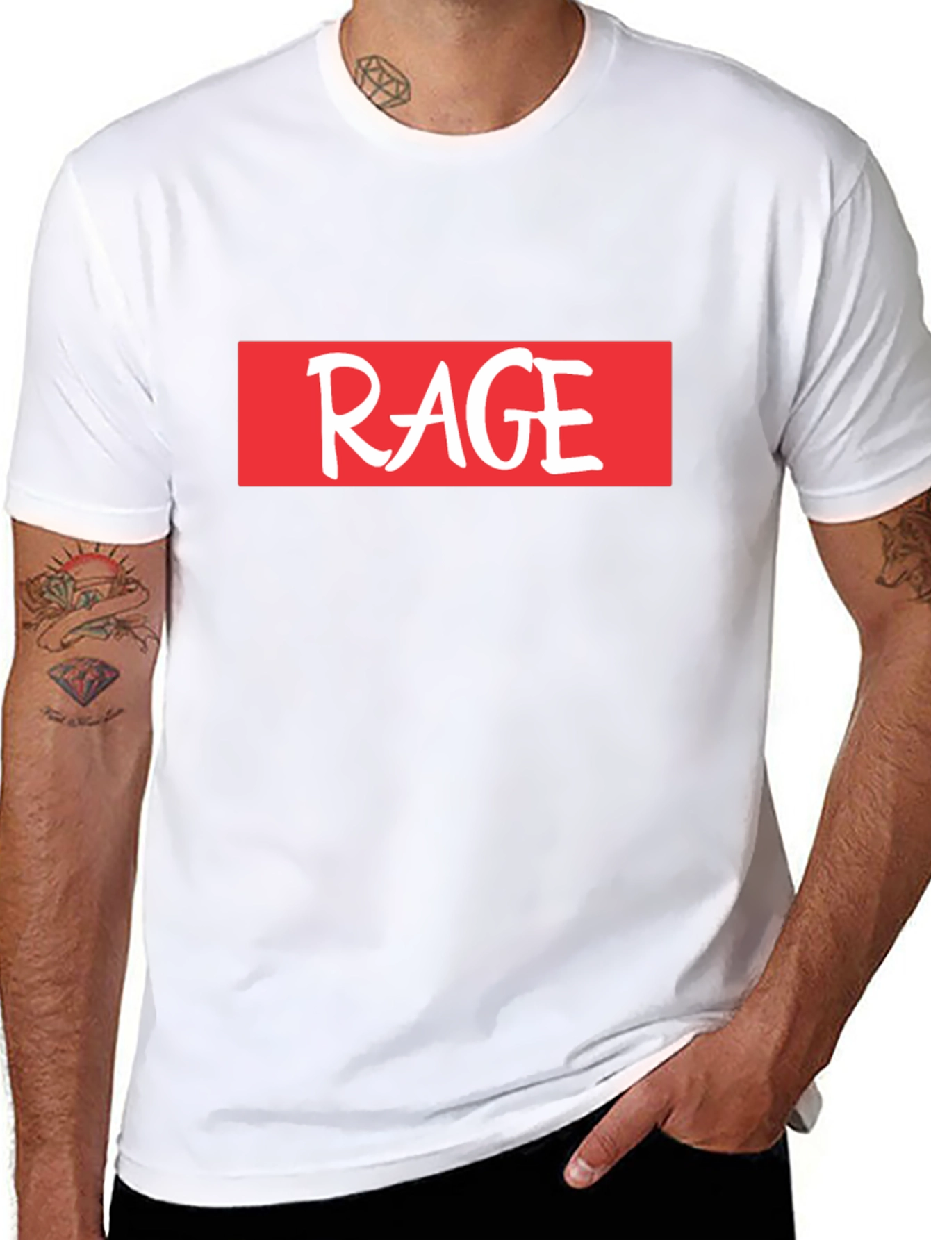 Rage Graphic Tee - Bold Streetwear Style