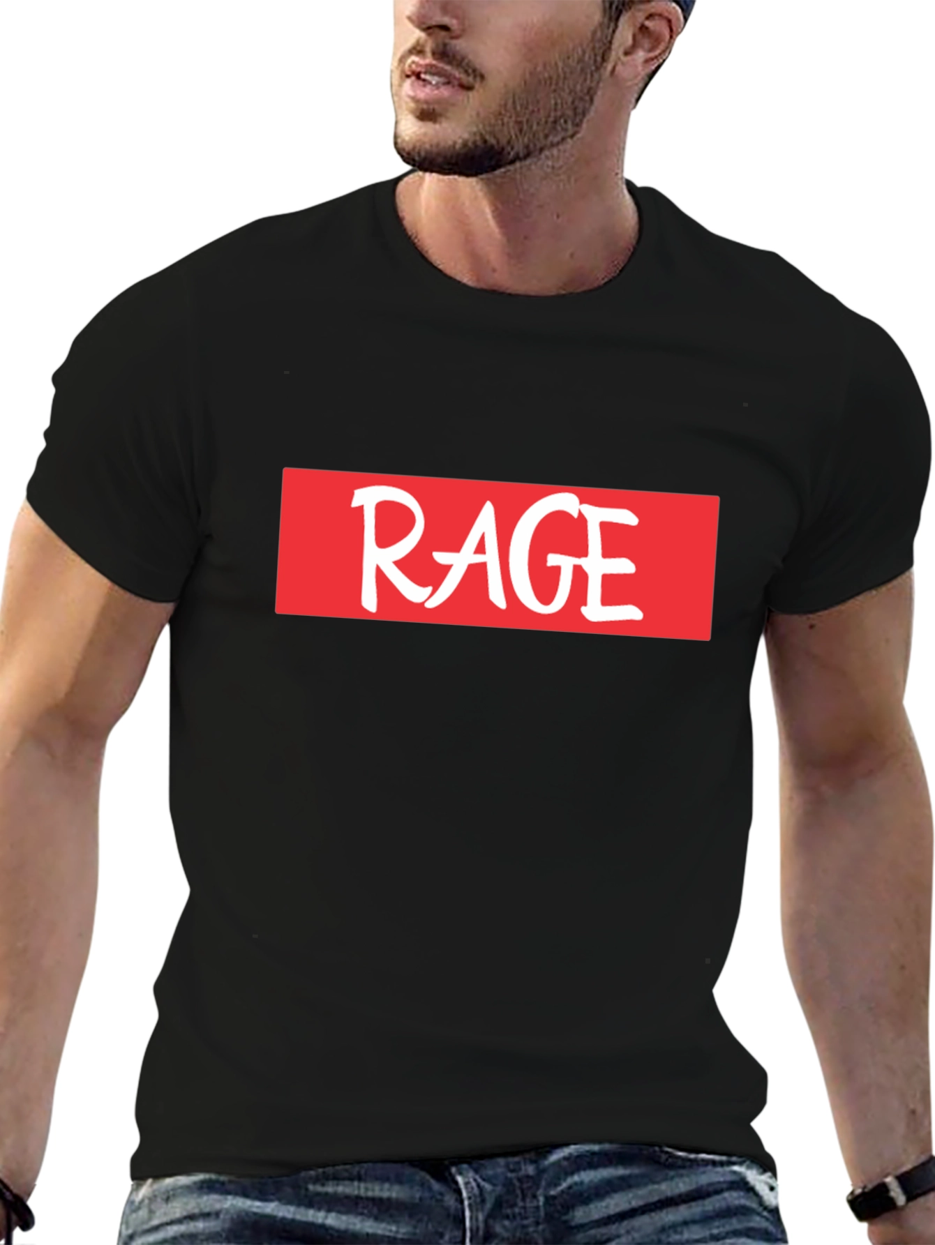 Rage Graphic Tee - Bold Streetwear Style