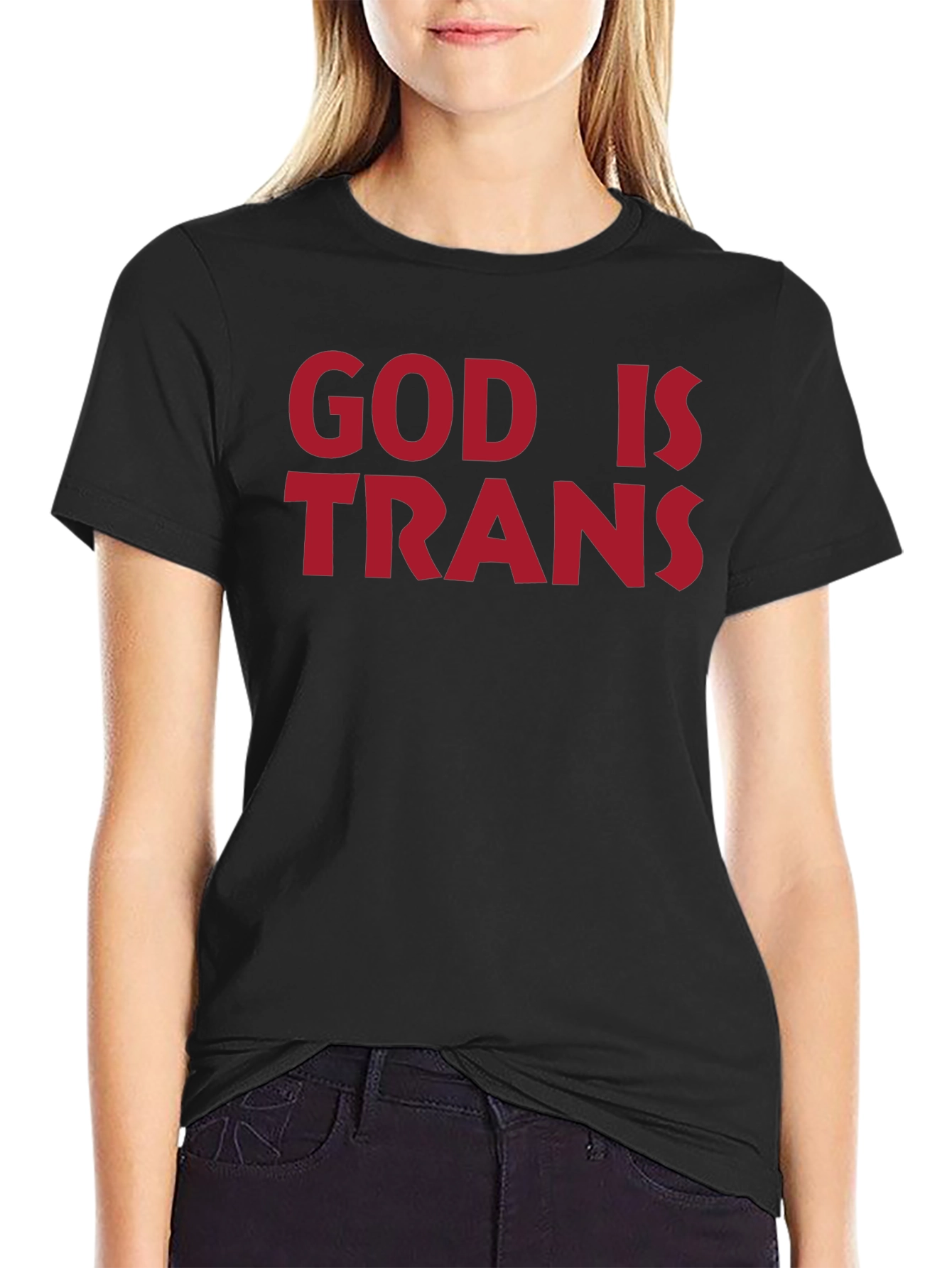 God is Trans T-Shirt - Bold Statement Tee