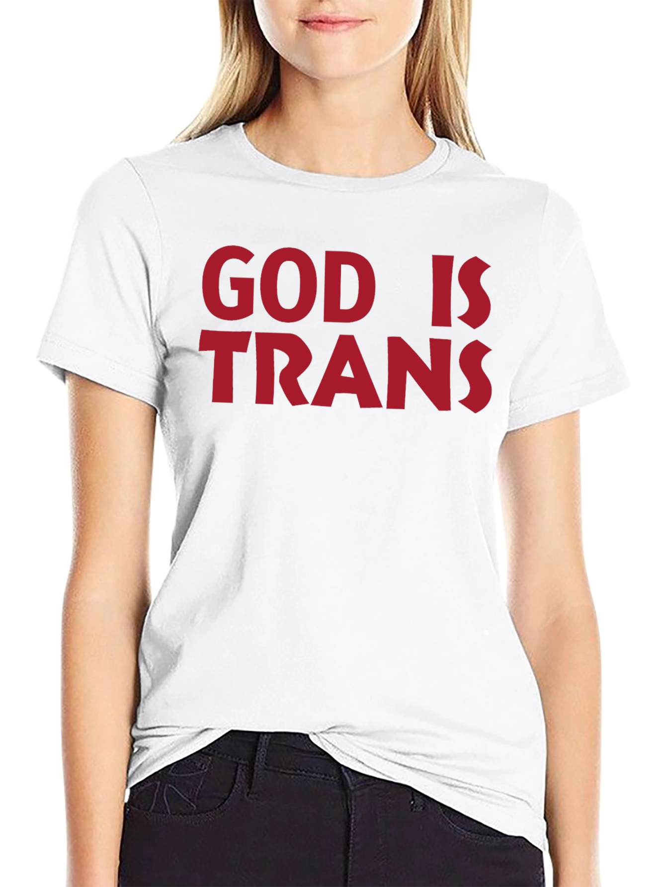 God is Trans T-Shirt - Bold Statement Tee