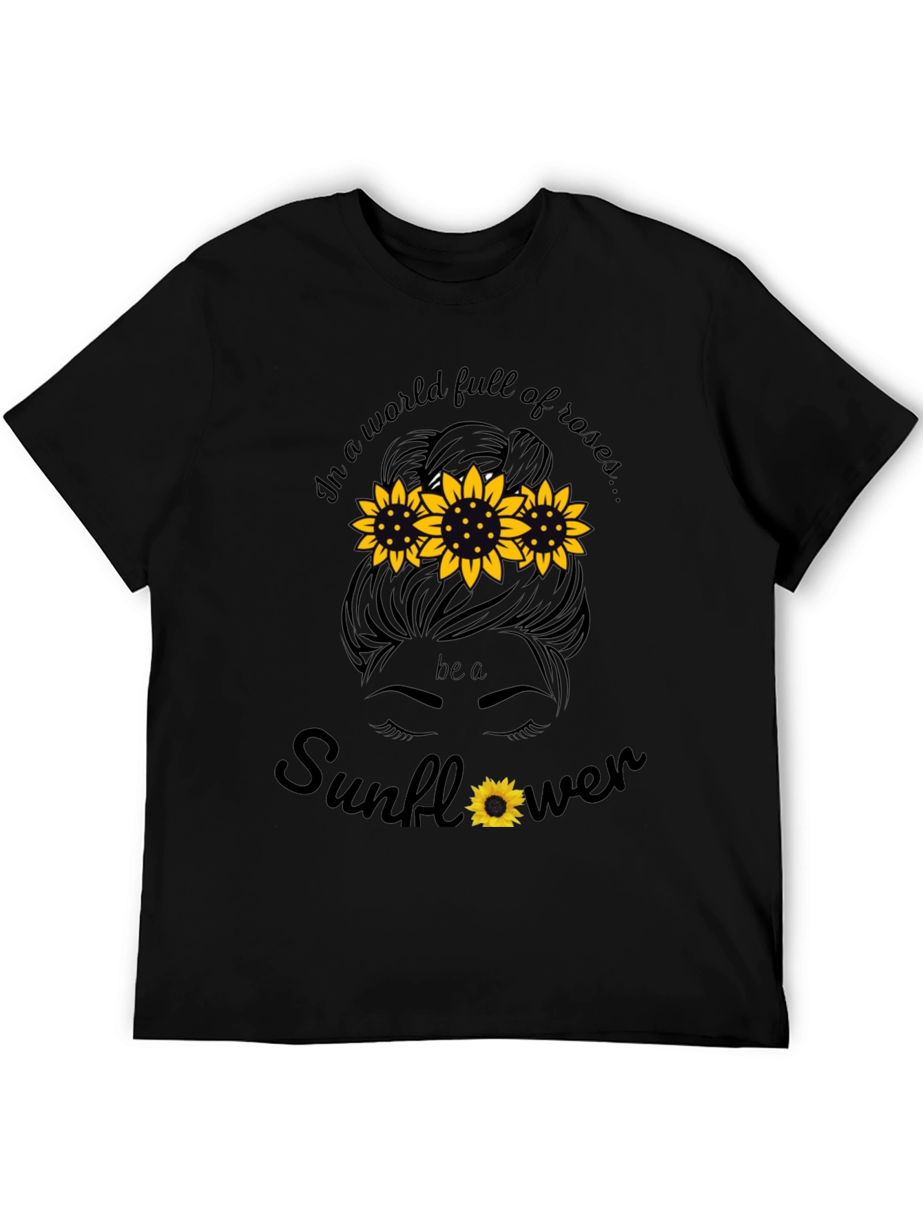 Sunflower Graphic T-Shirt - Be a Sunflower