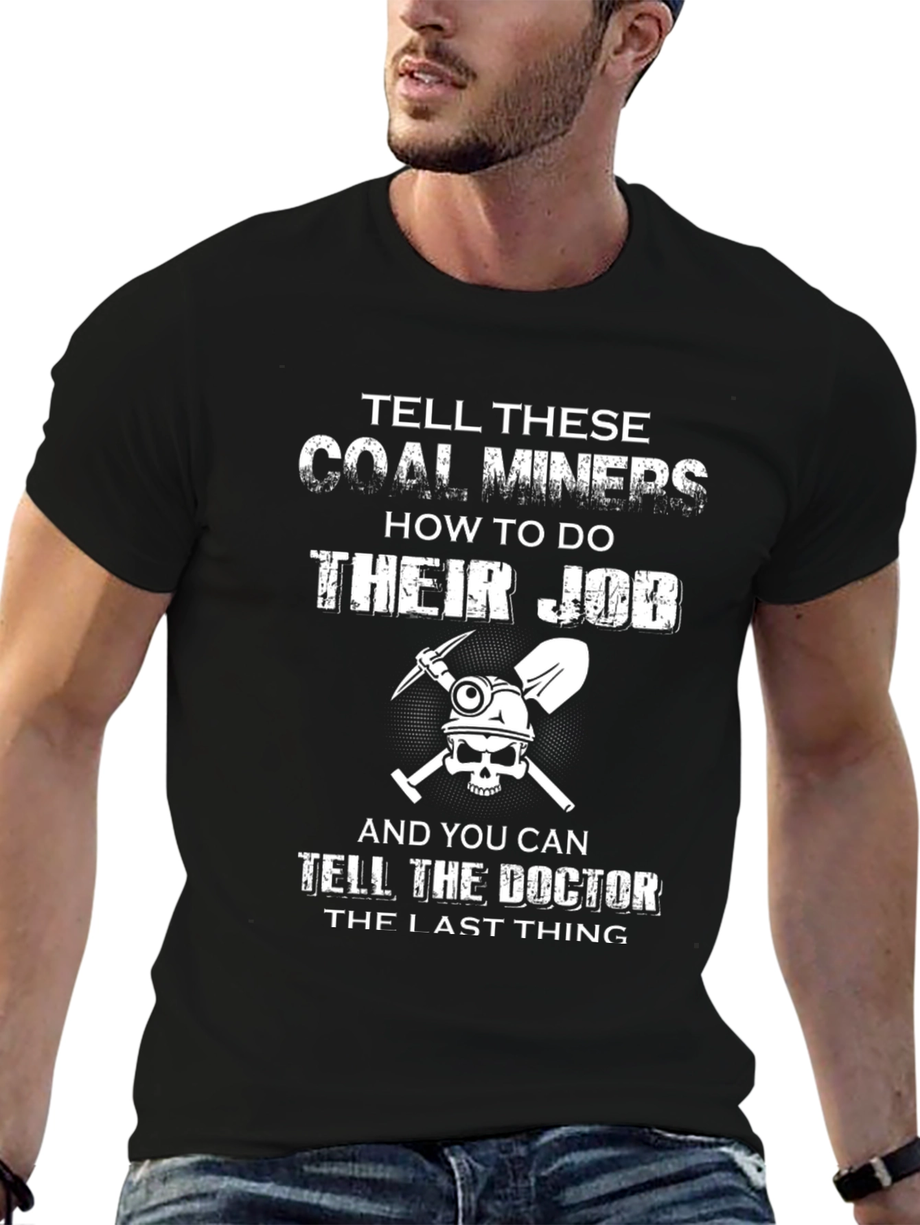 Coal Miner Graphic T-Shirt Funny Job Tee